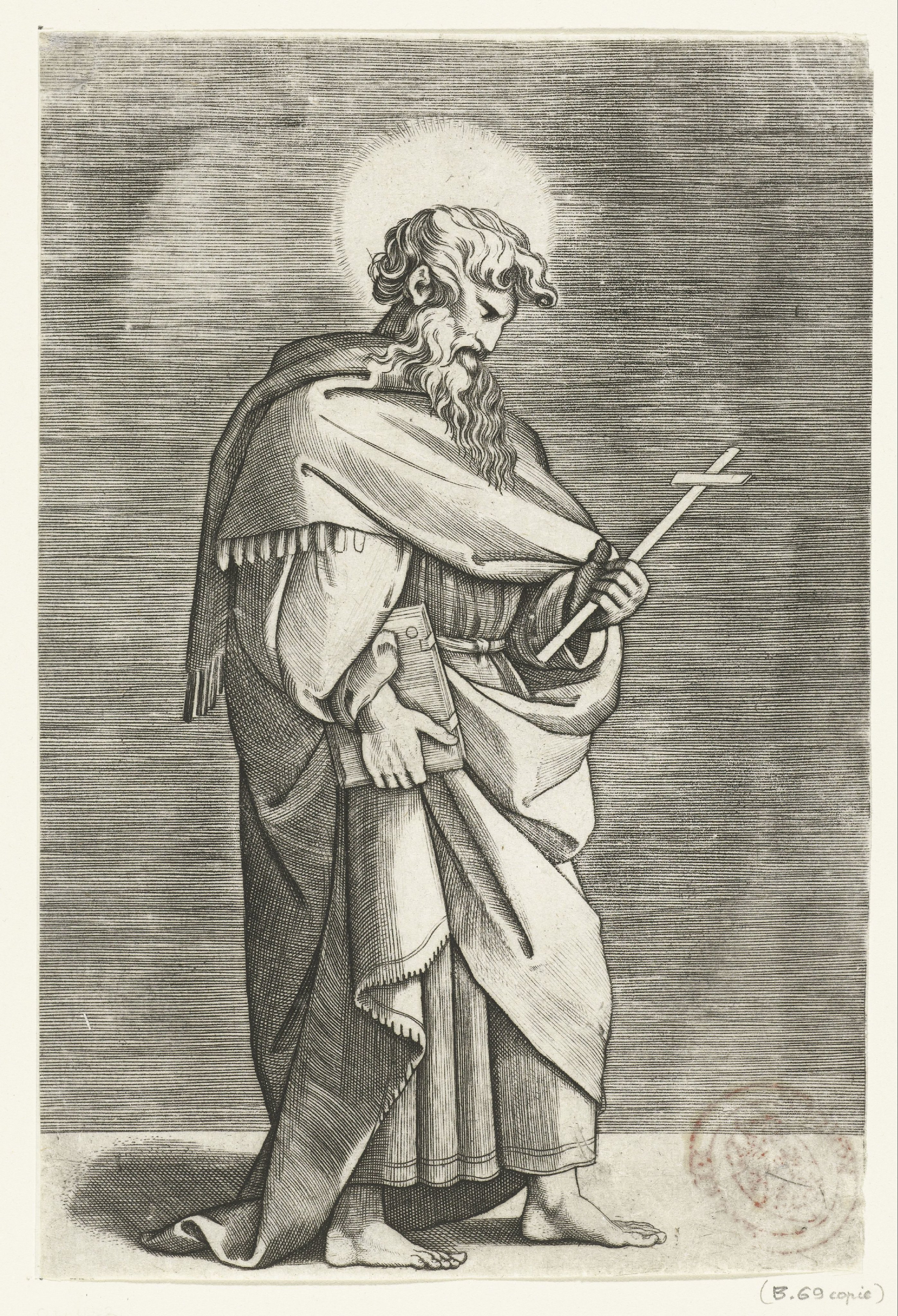 Apostel Filippus met kruis