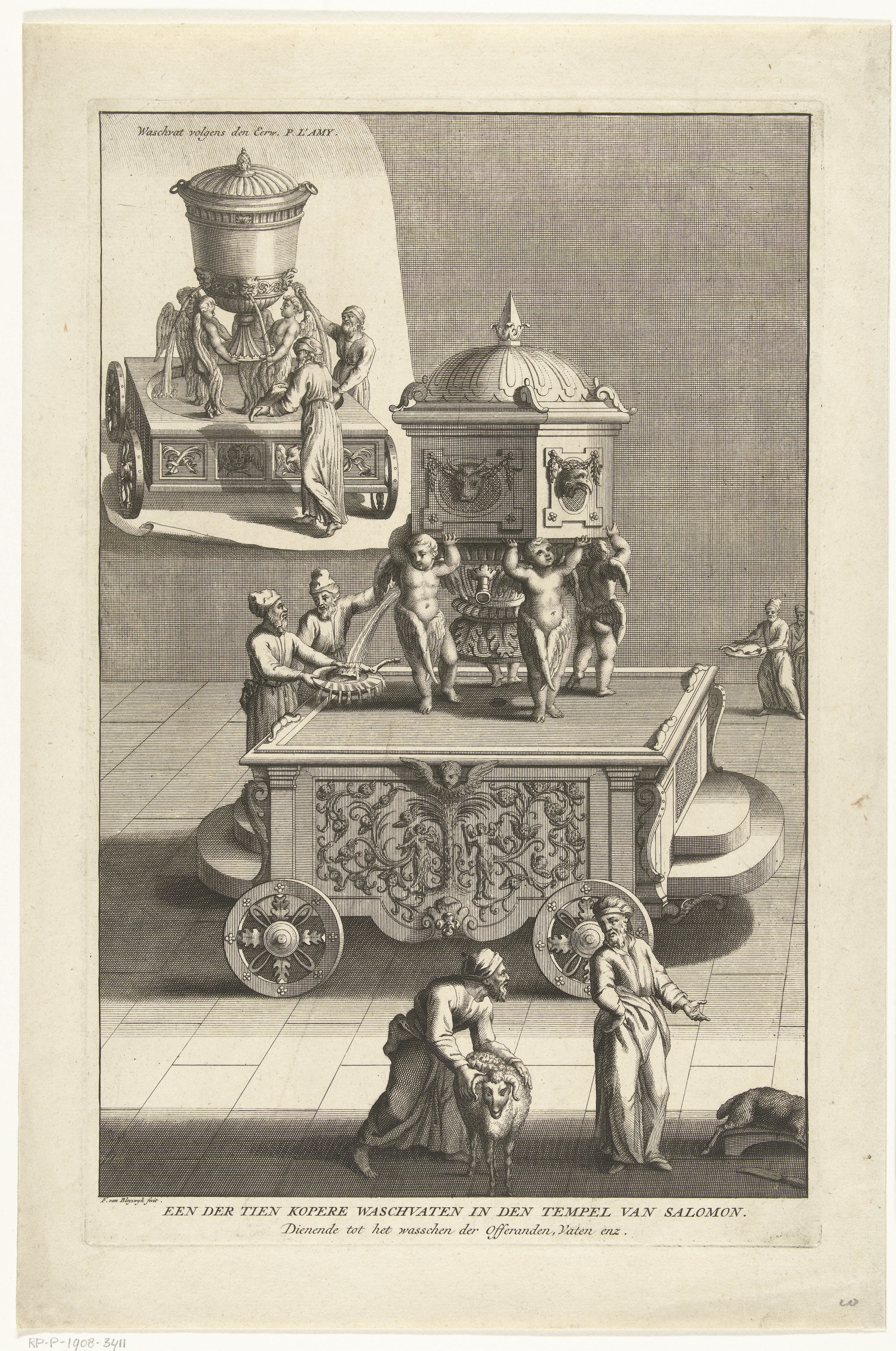 Koperen wasvat of spoelbekken uit de tempel van Salomon