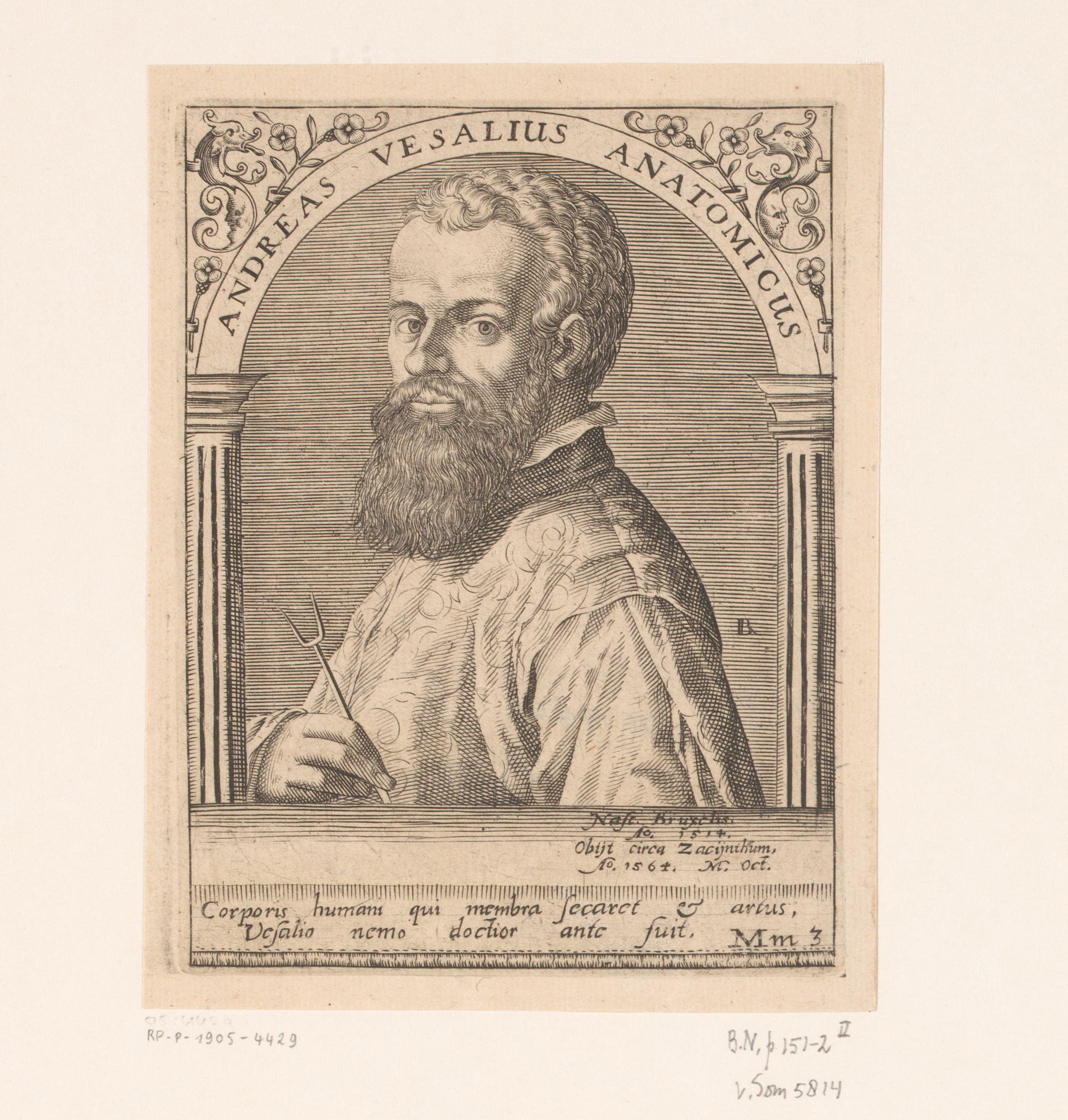 Portret van Andreas Vesalius