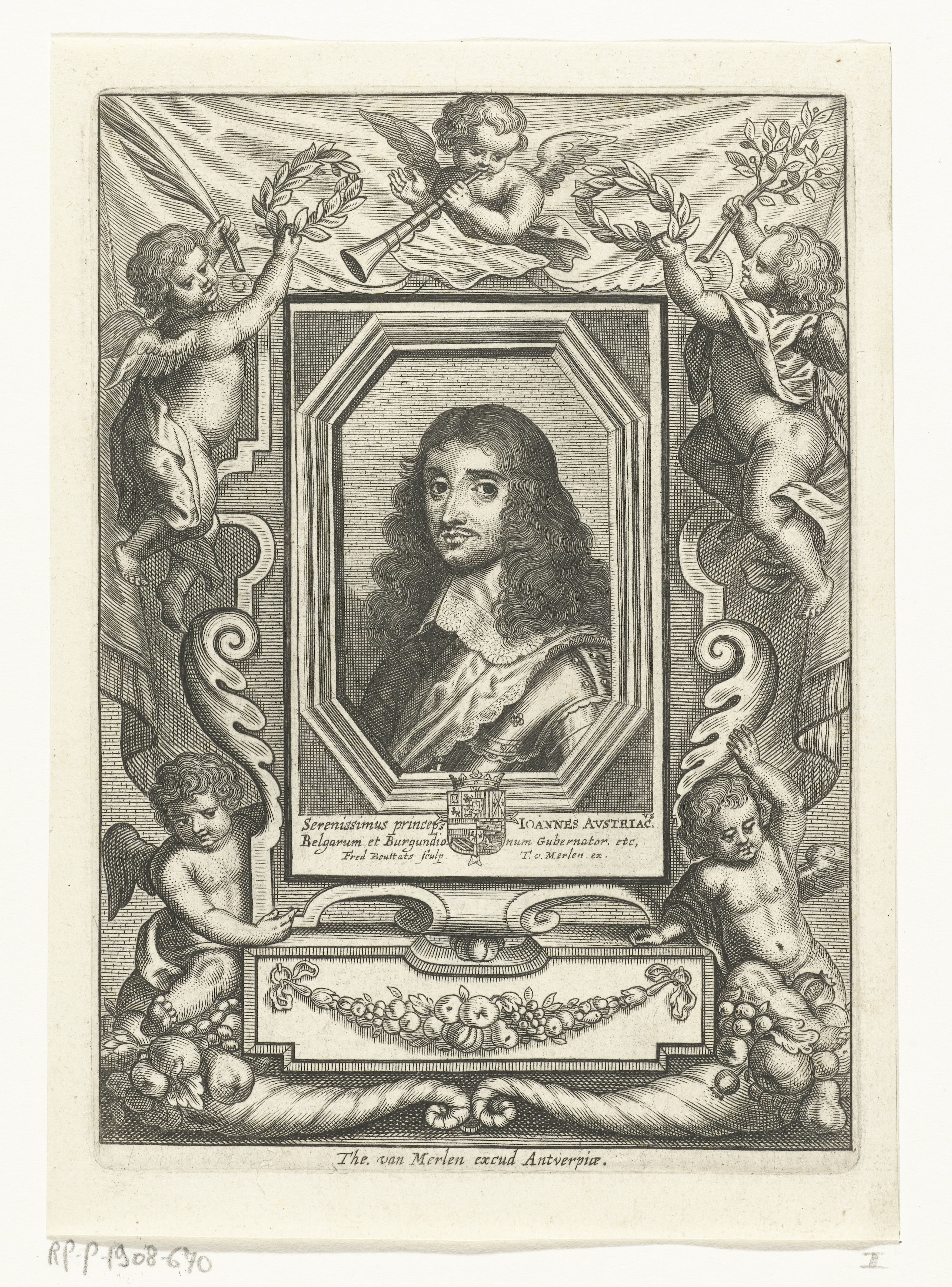 Portret van Don Juan II van Oostenrijk