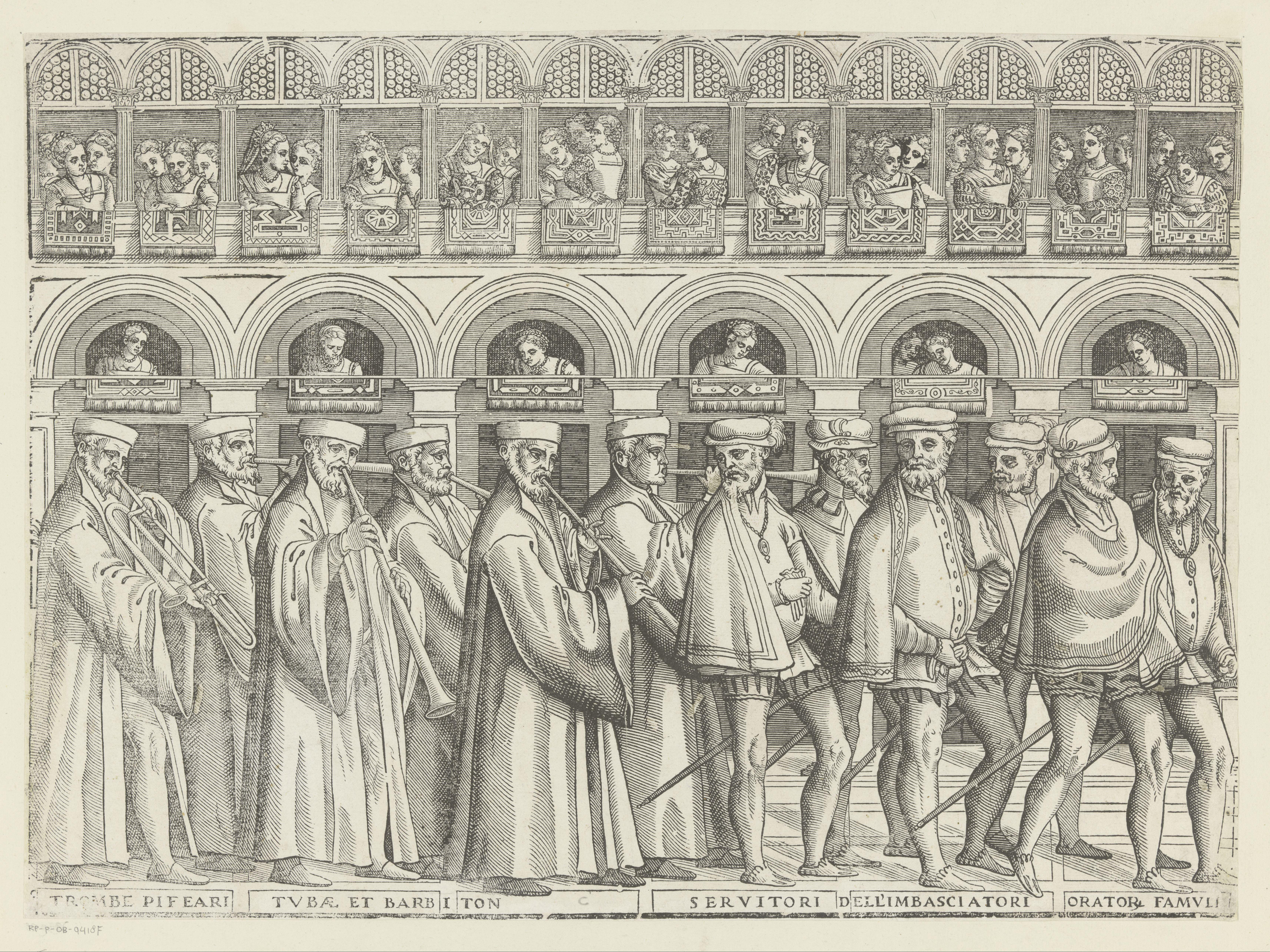 Processie van de doge van Venetië