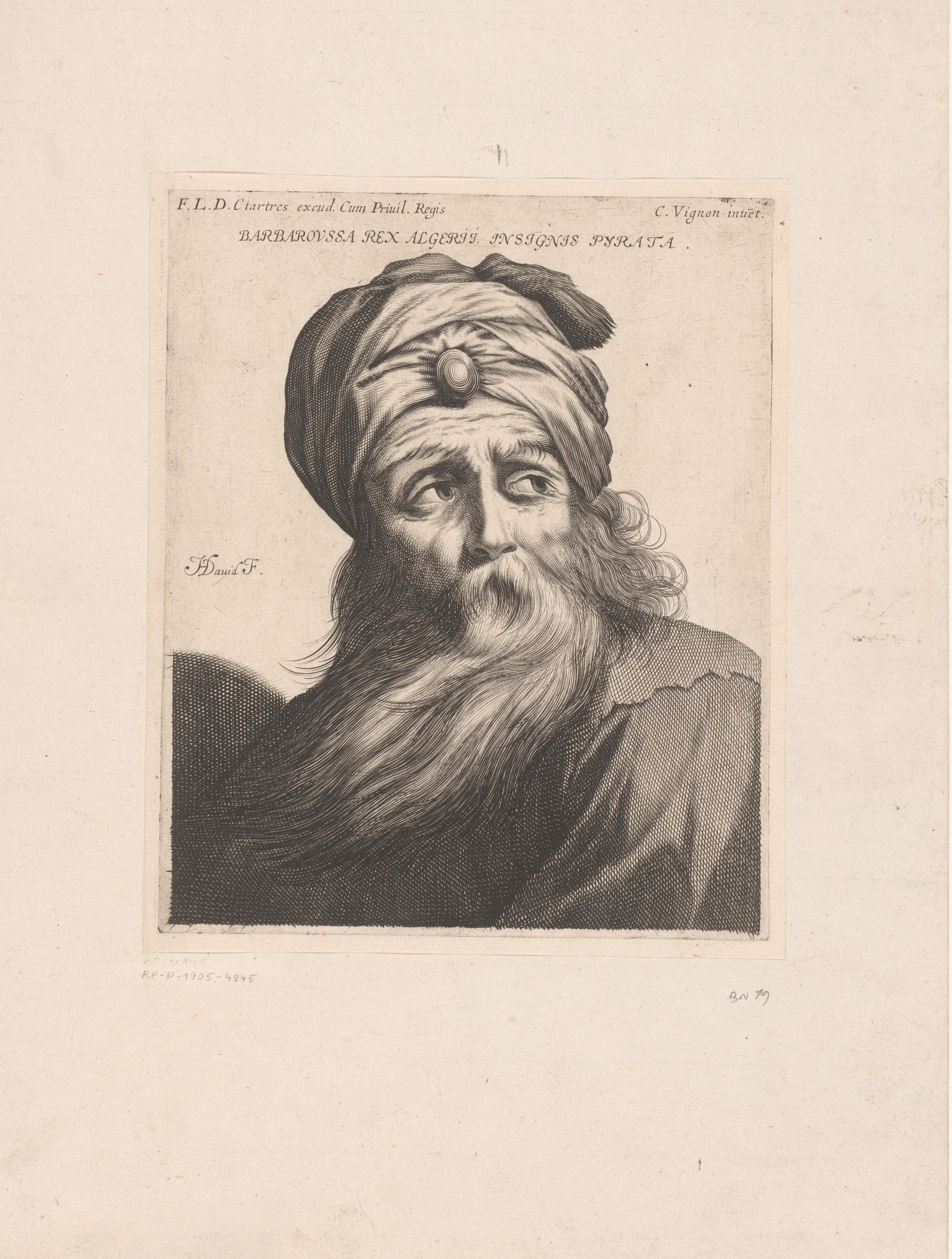 Portret van keizer Frederik I Barbarossa