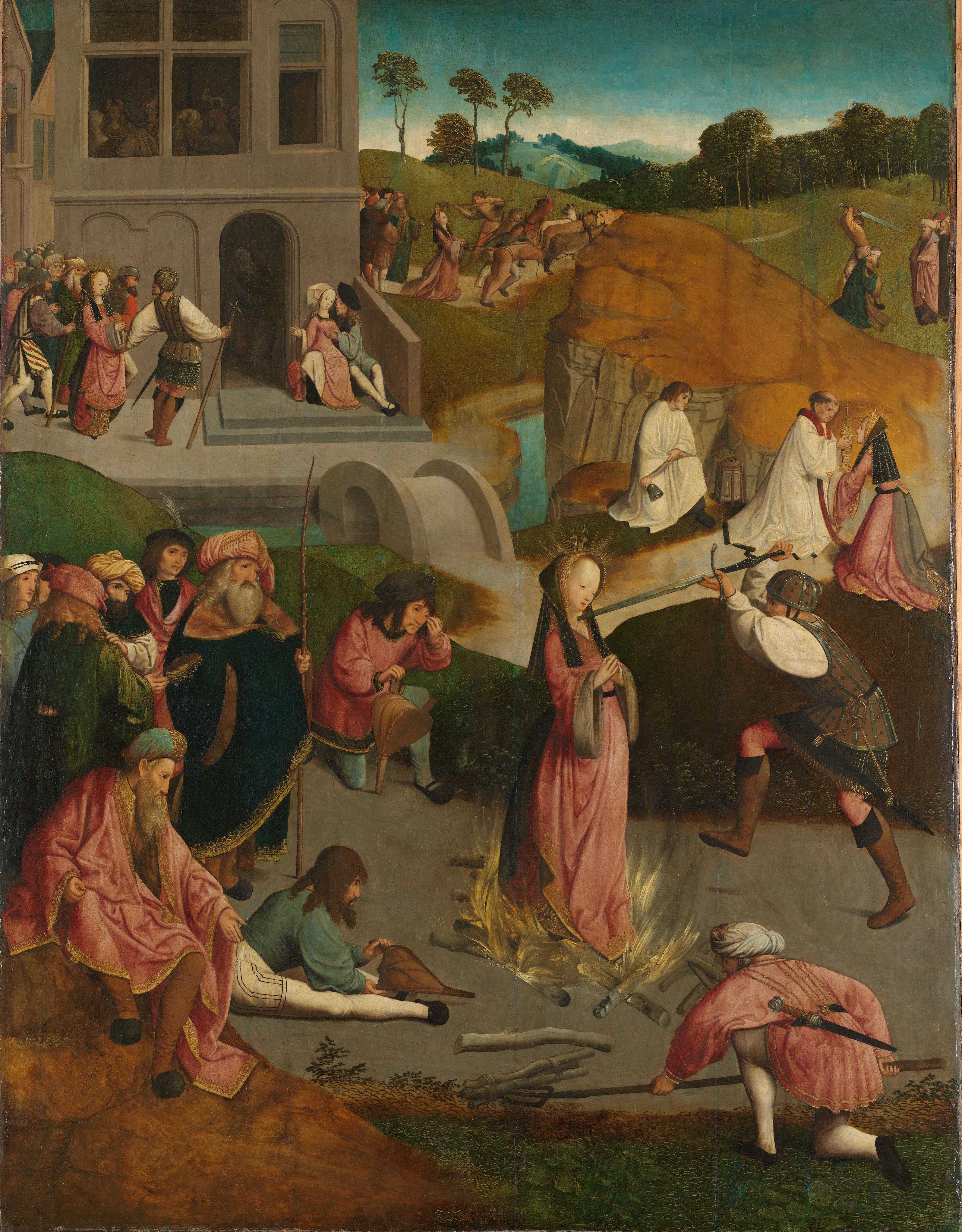 Het martelaarschap van Sint-Lucia