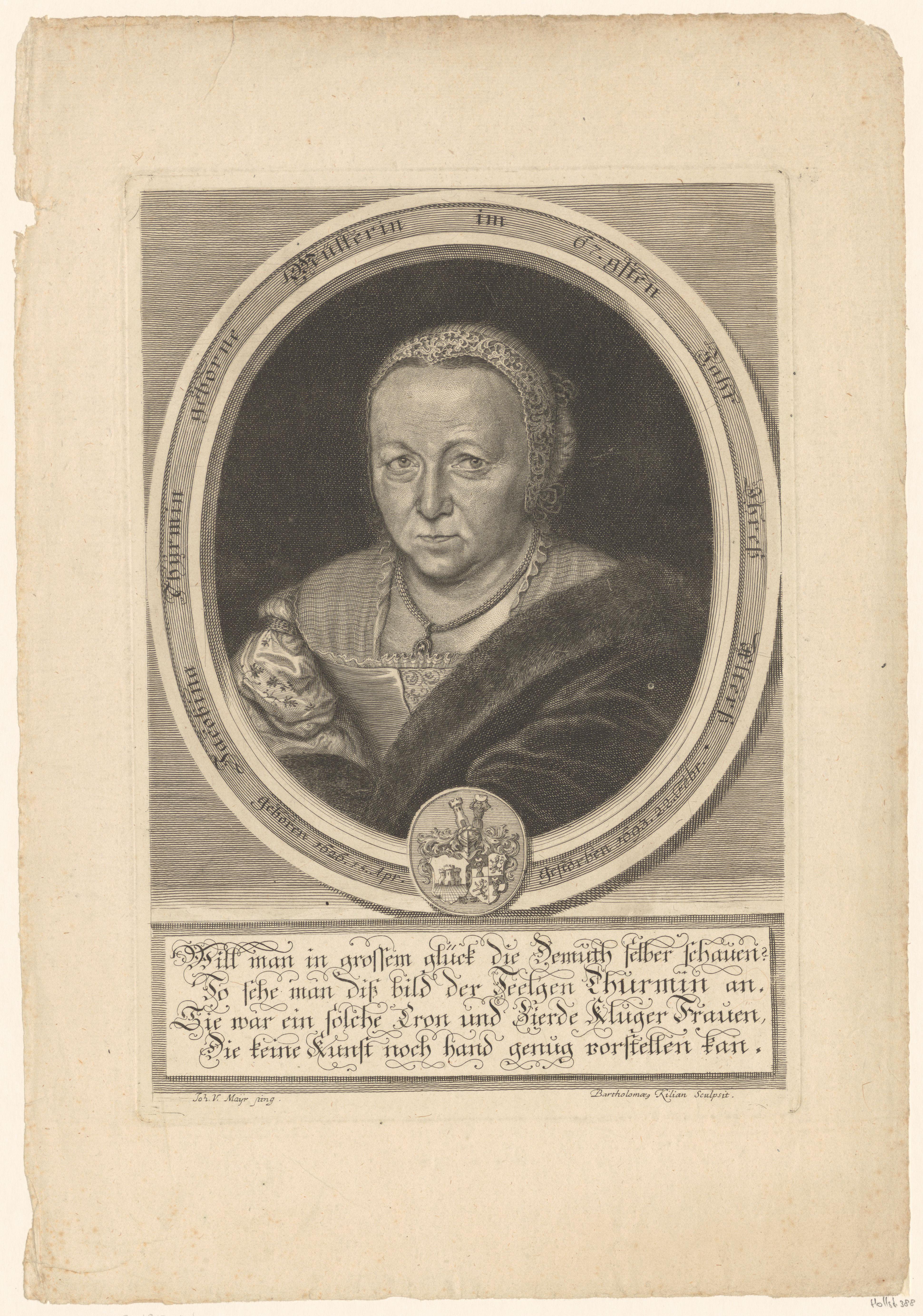 Portret van Jacobina Thurm