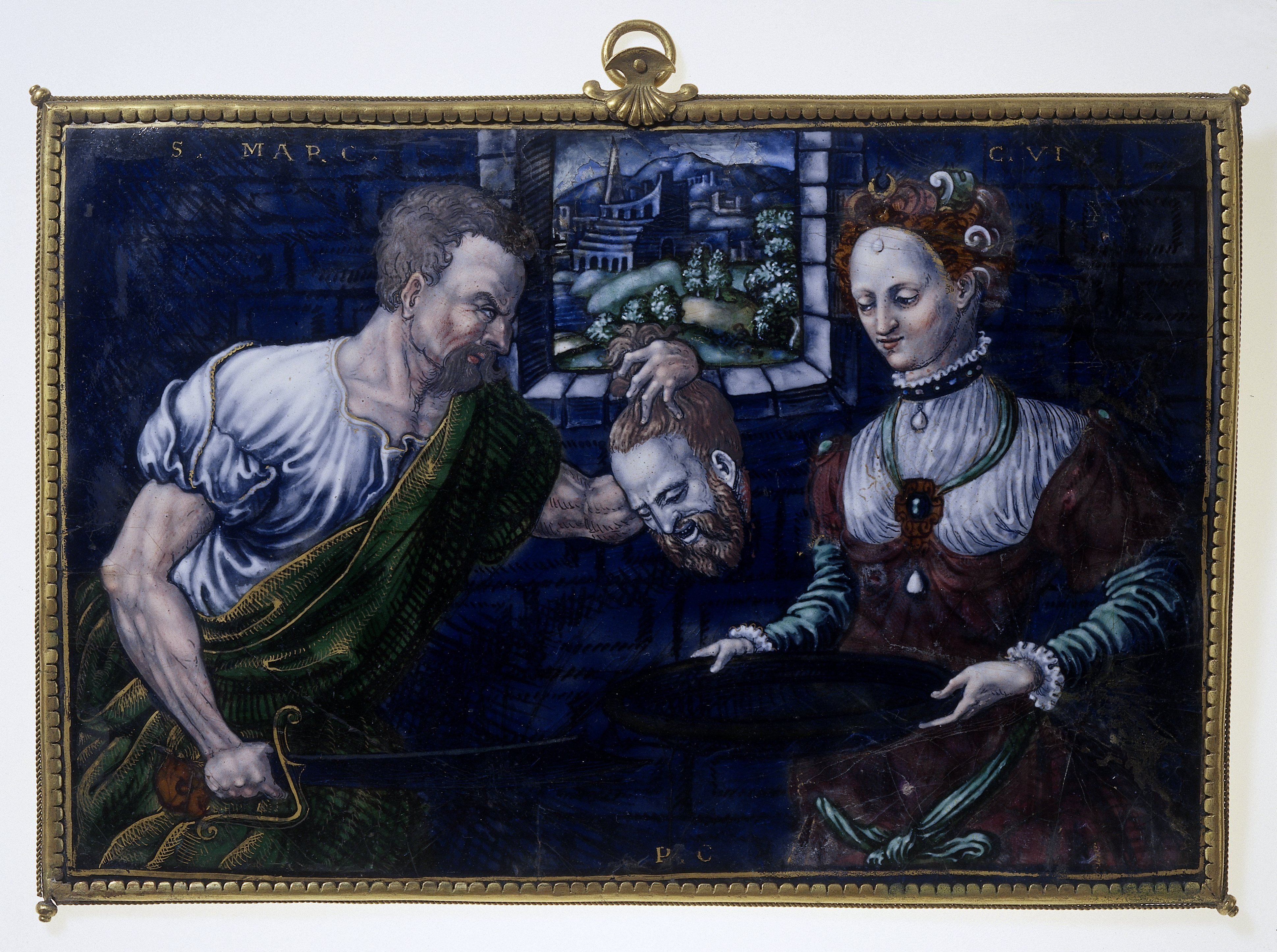 Plaque with Salome with the Head of John the Baptist