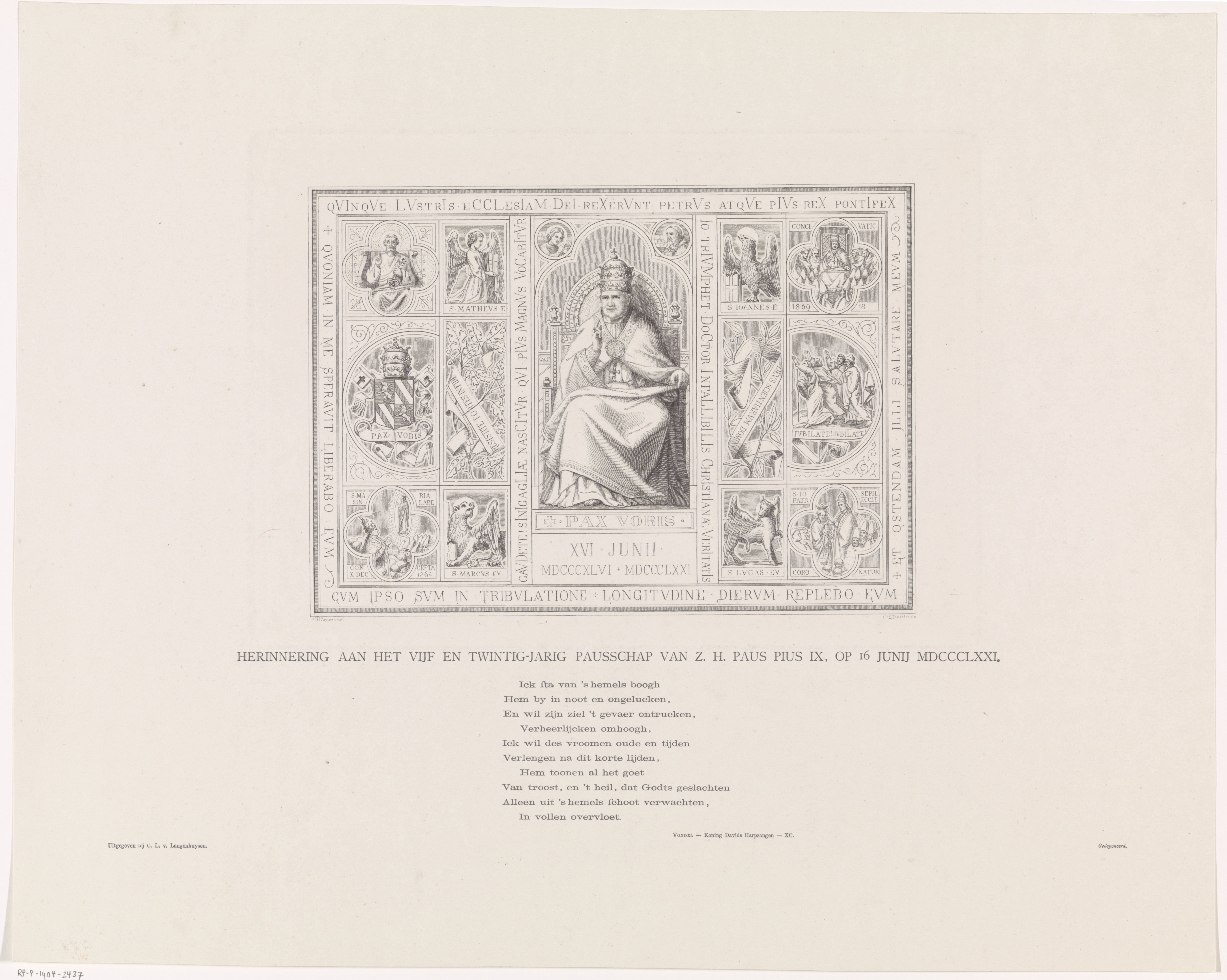 25-jarig pausschap van Pius IX