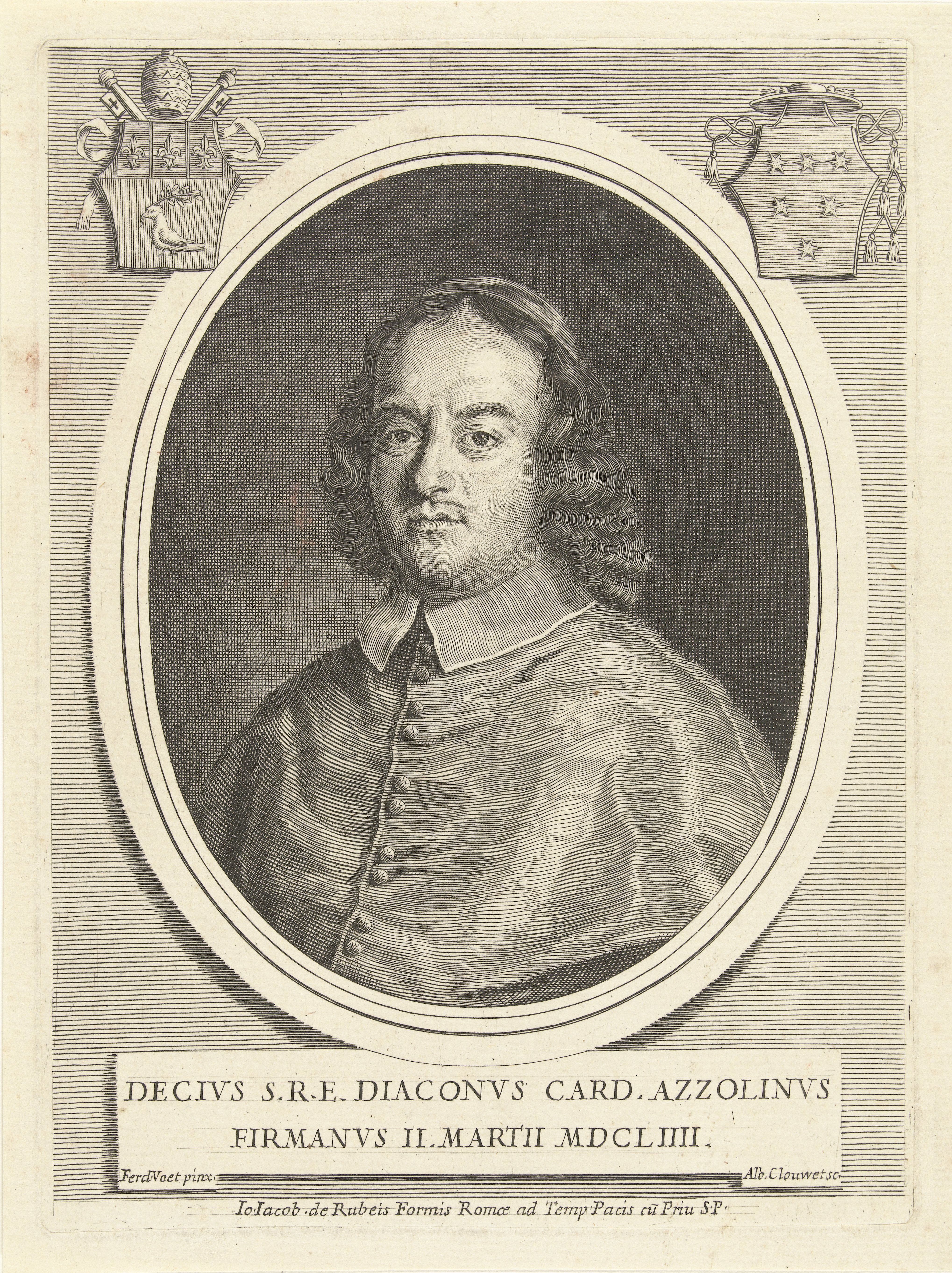 Portret van kardinaal Decio Azzolini