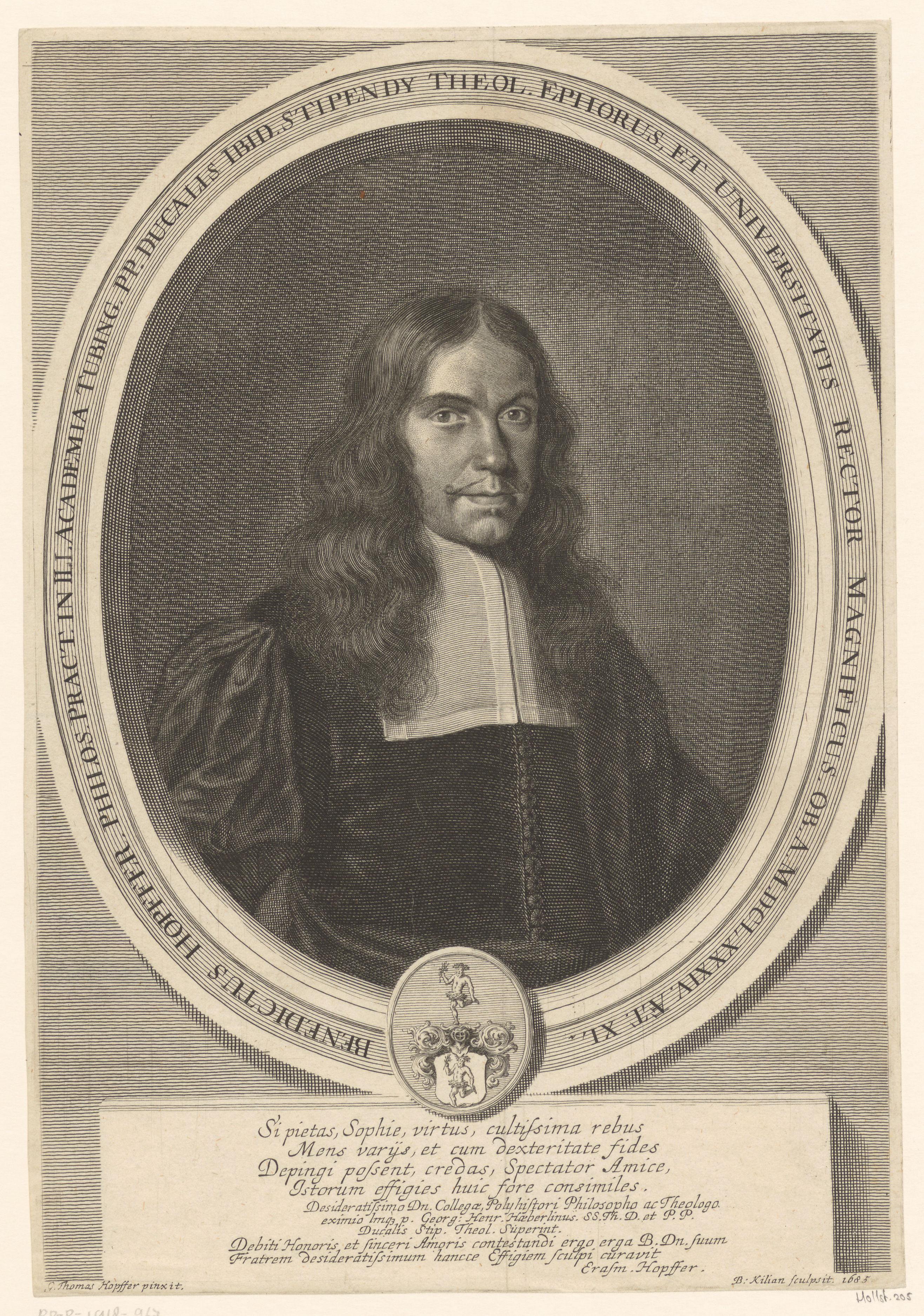Portret van Benedikt Hopffer