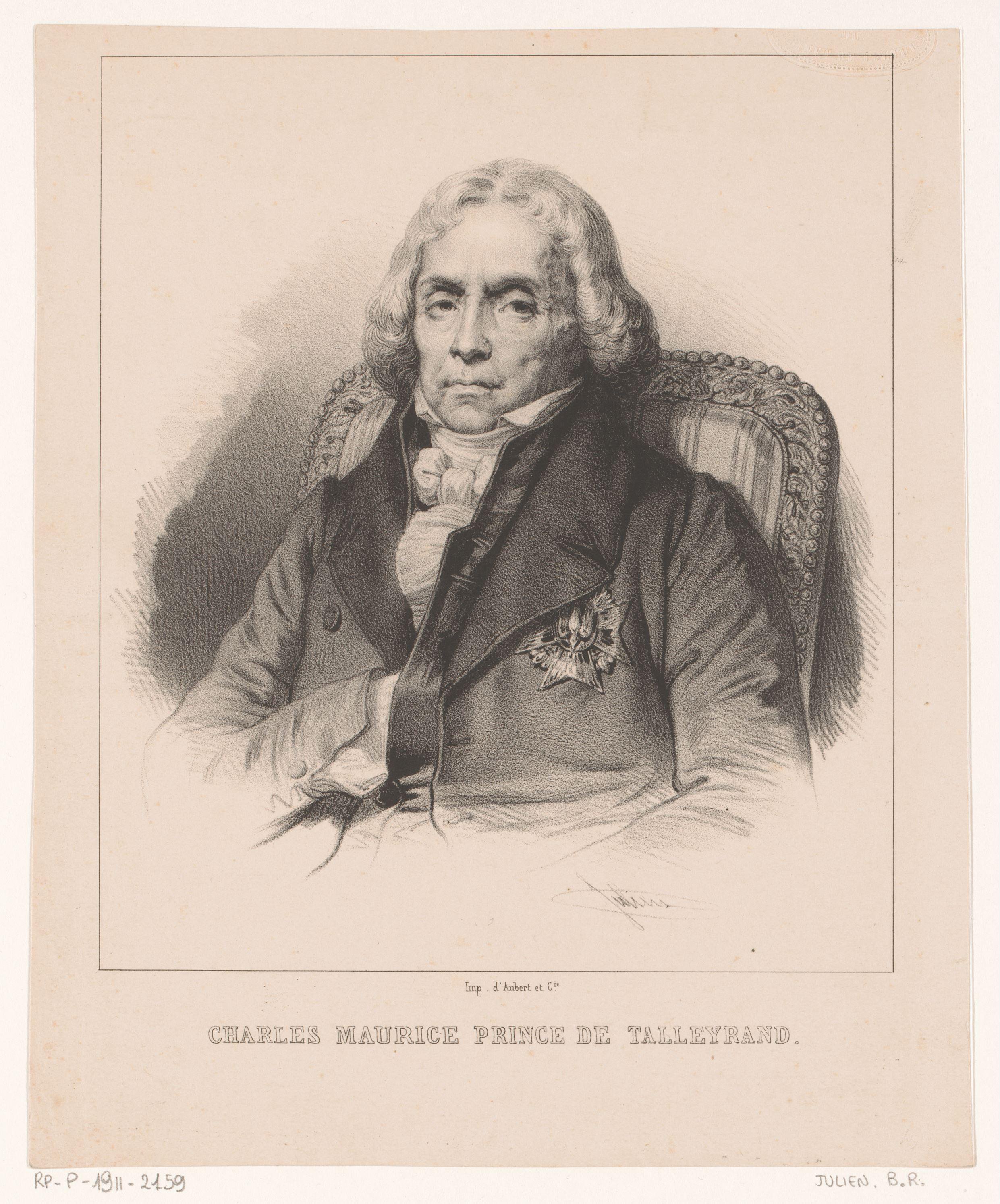 Portret van Charles-Maurice de Talleyrand