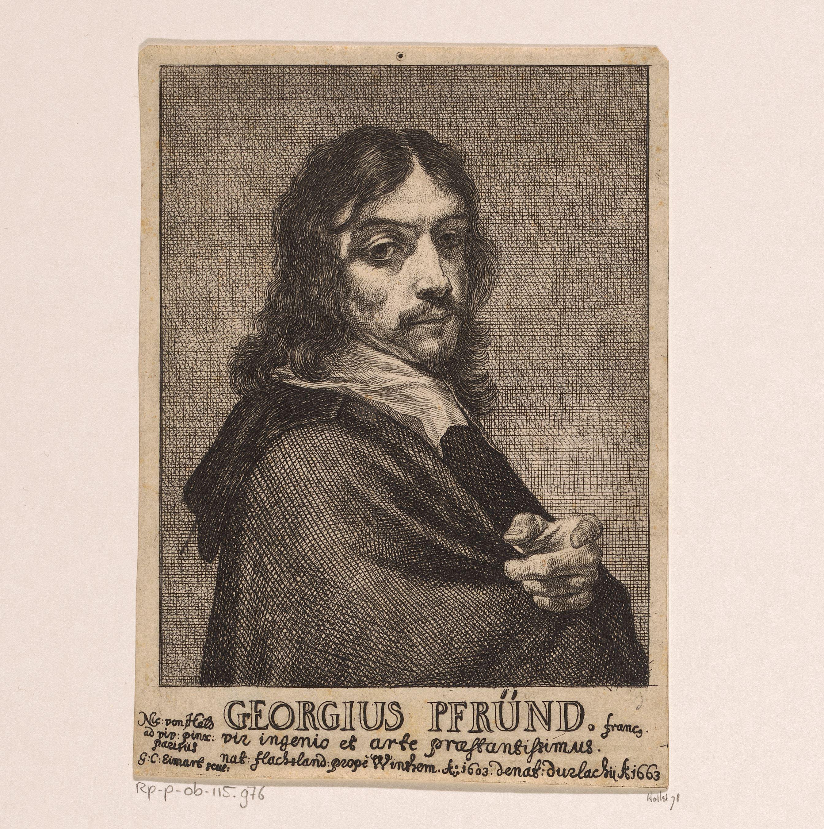 Portret van Georg Pfründ