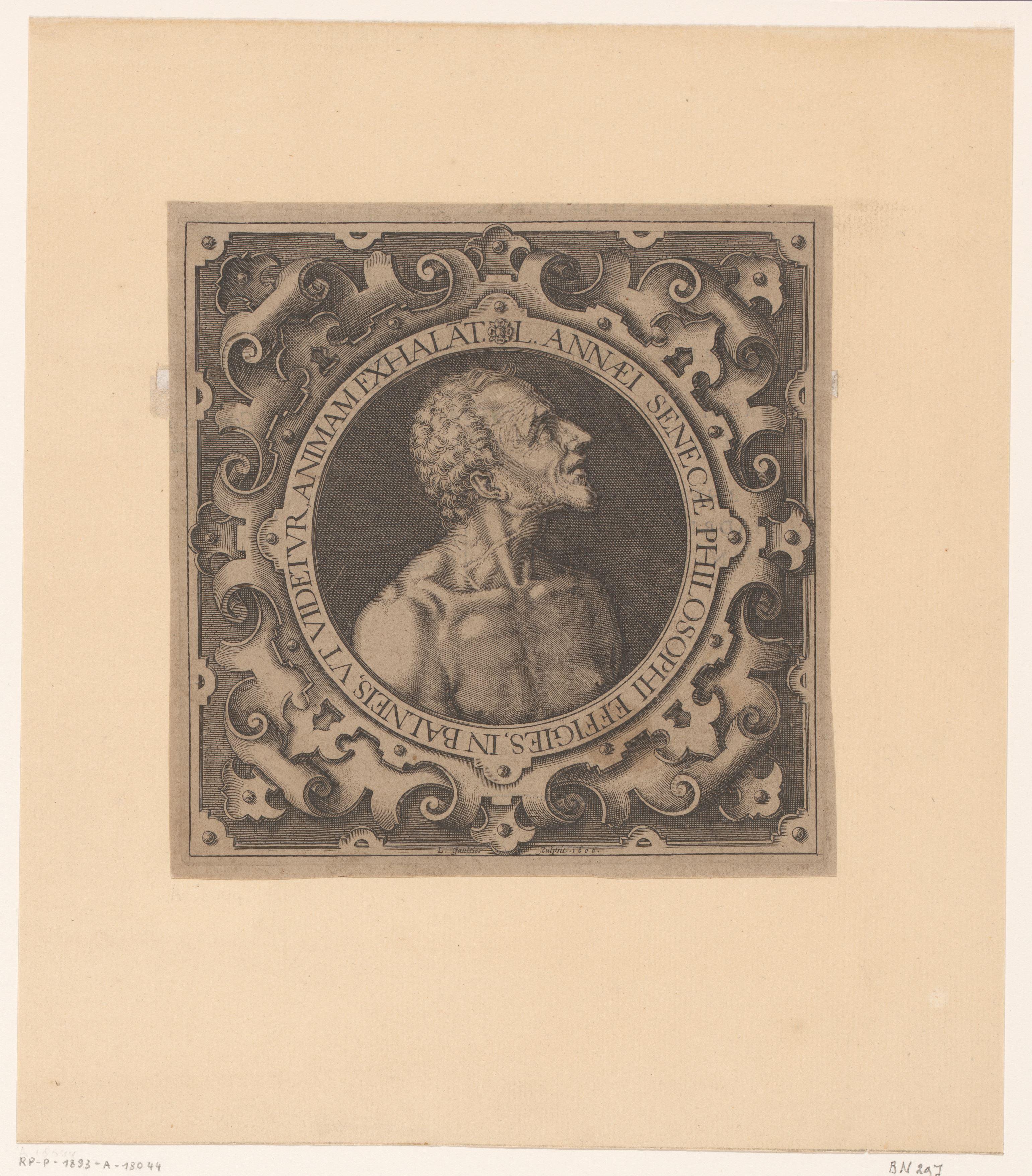 Portret van Seneca