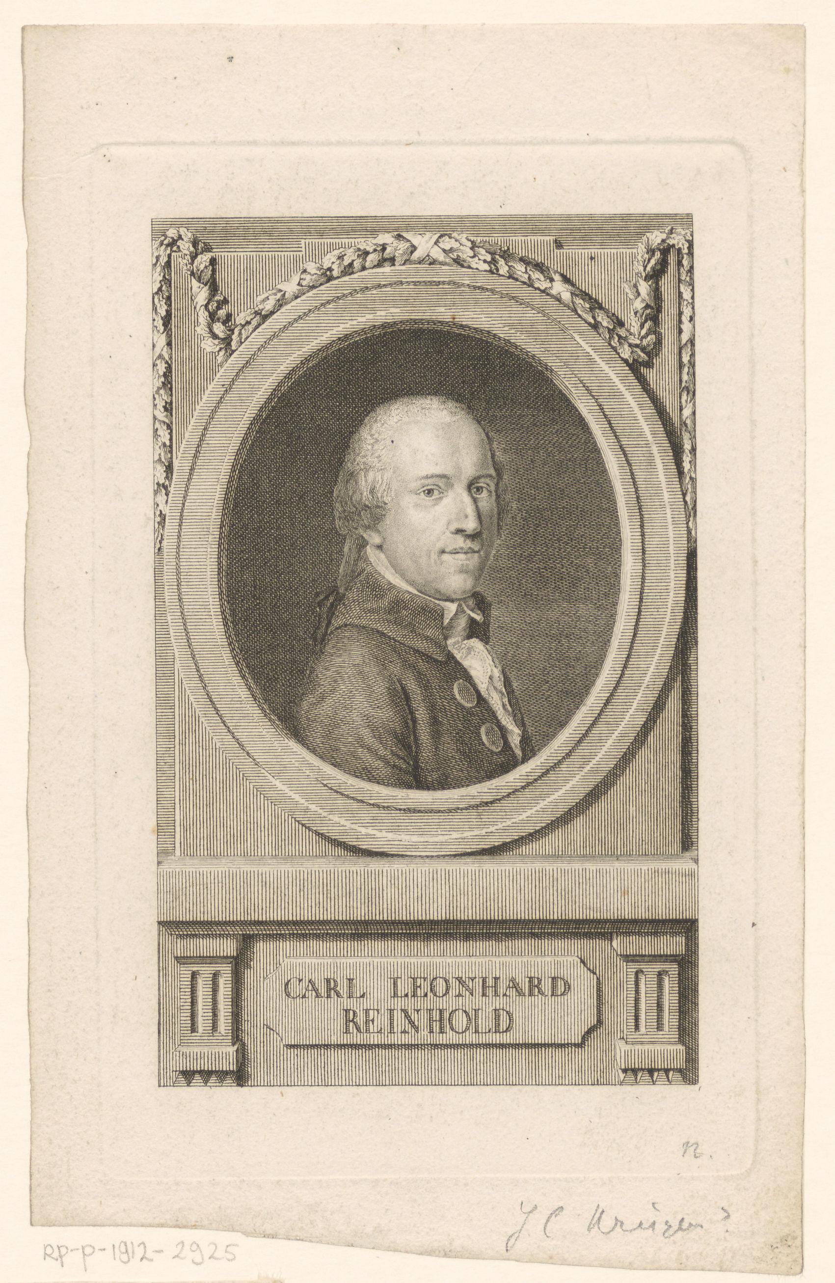 Portret van Carl Leonhard Reinhold
