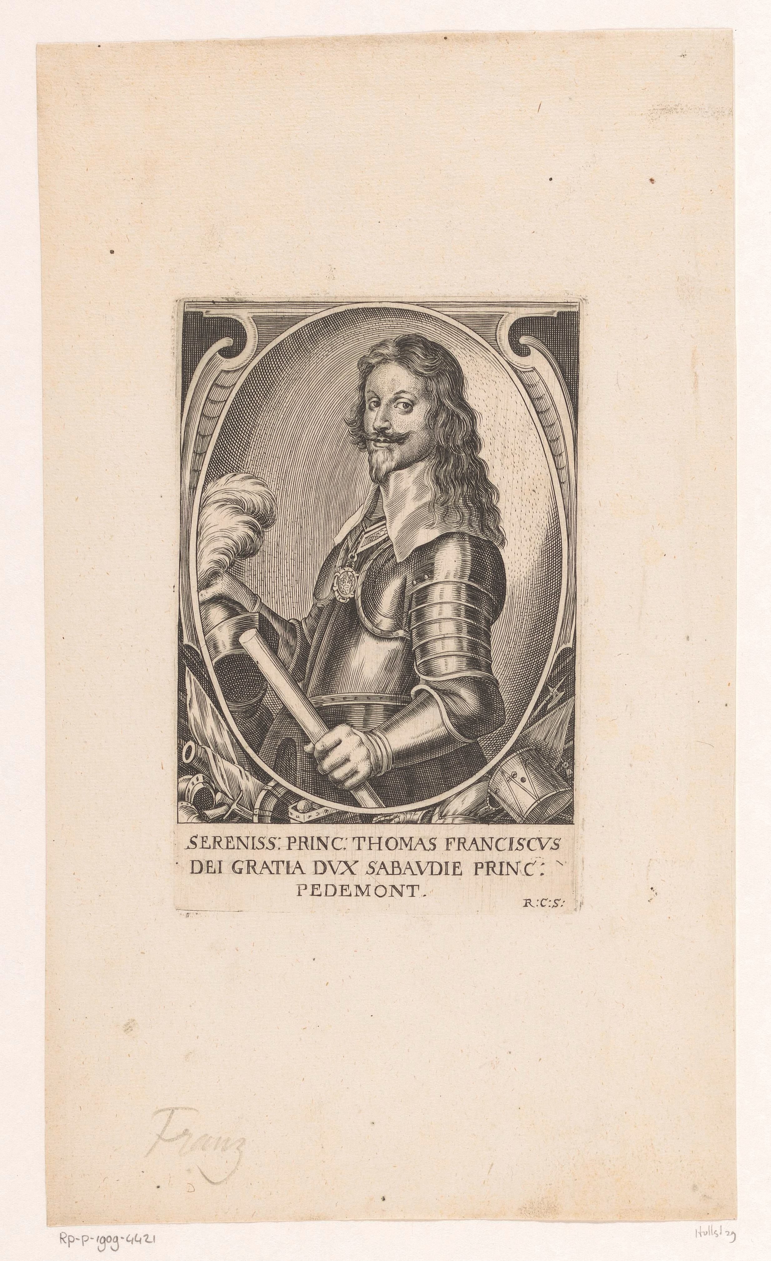 Portret van Thomas Franz von Savoyen-Carignan