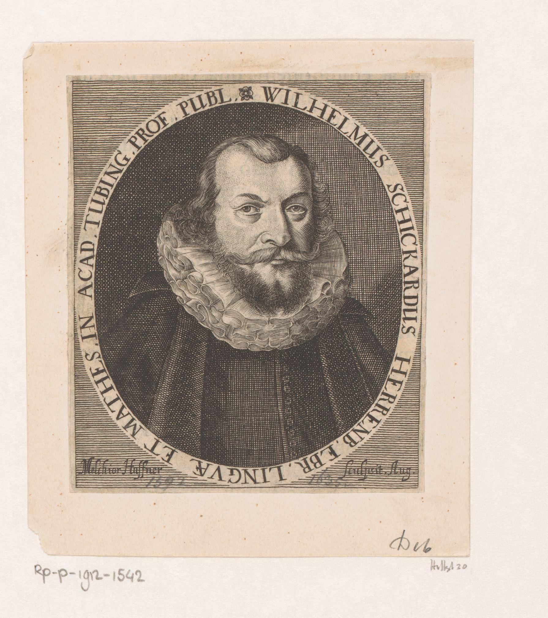 Portret van Wilhelm Schickard