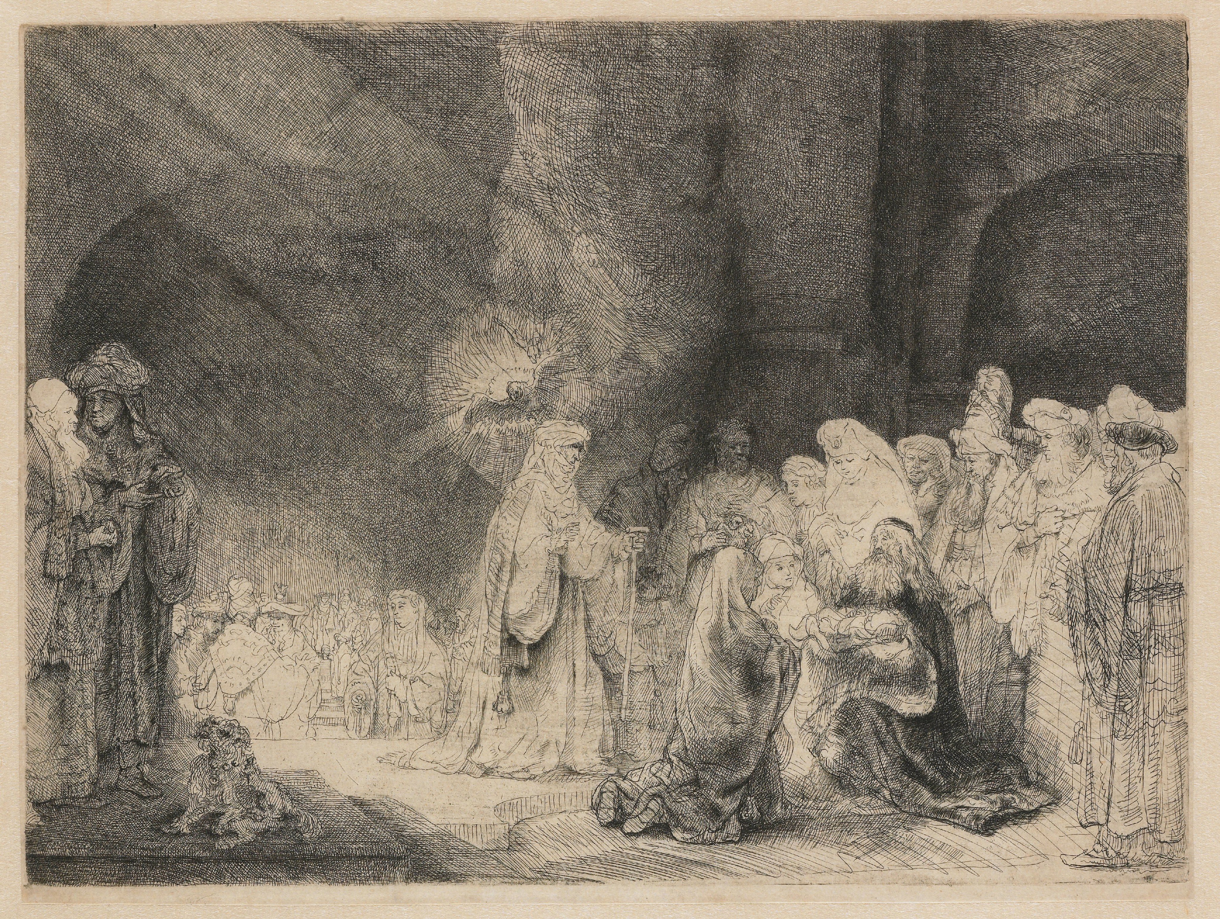The presentation in the temple: oblong print
