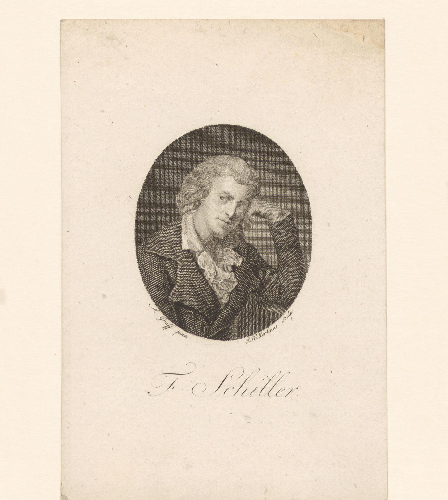 Portret van Friedrich von Schiller