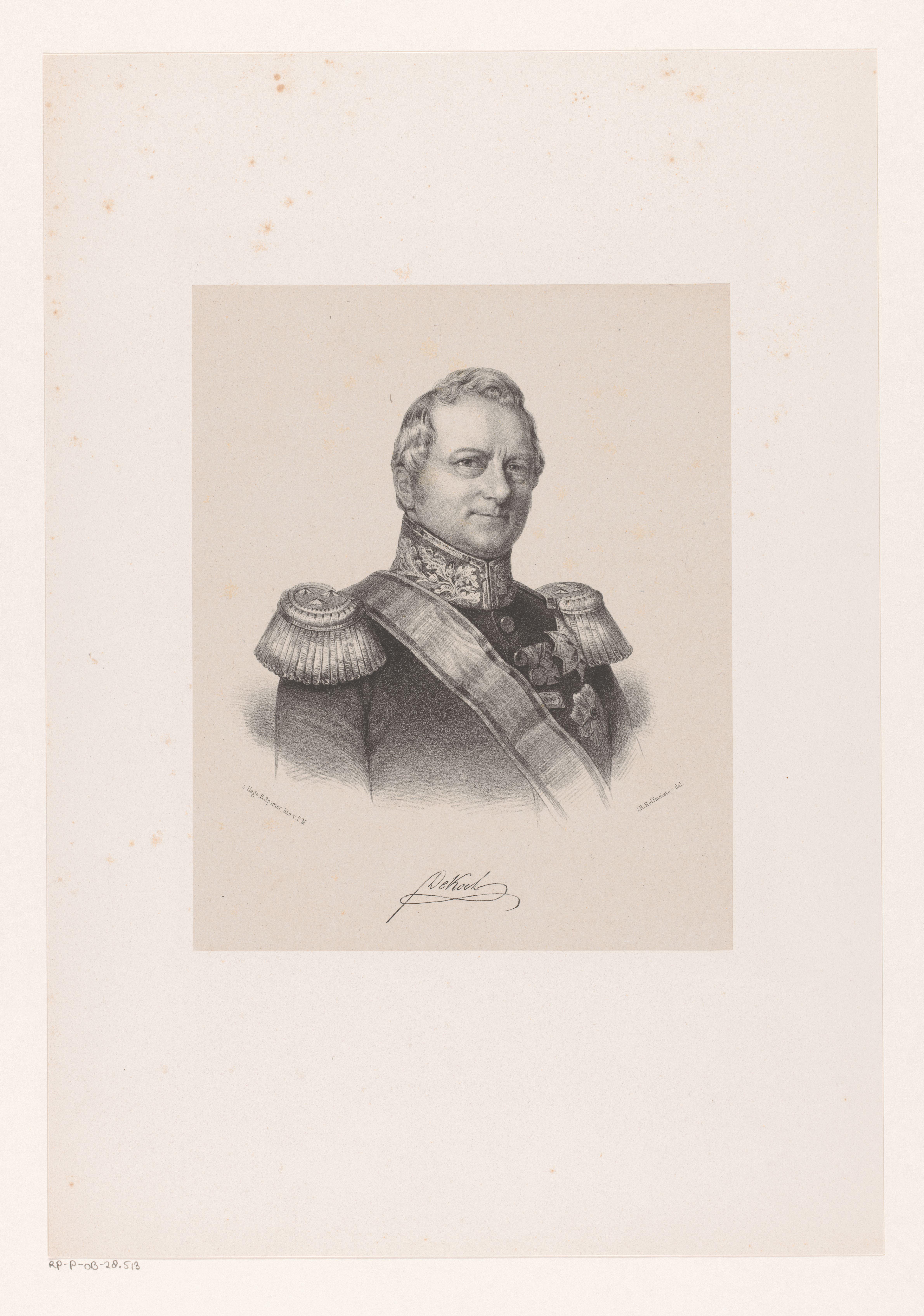 Portret Hendrik Merkus de Kock