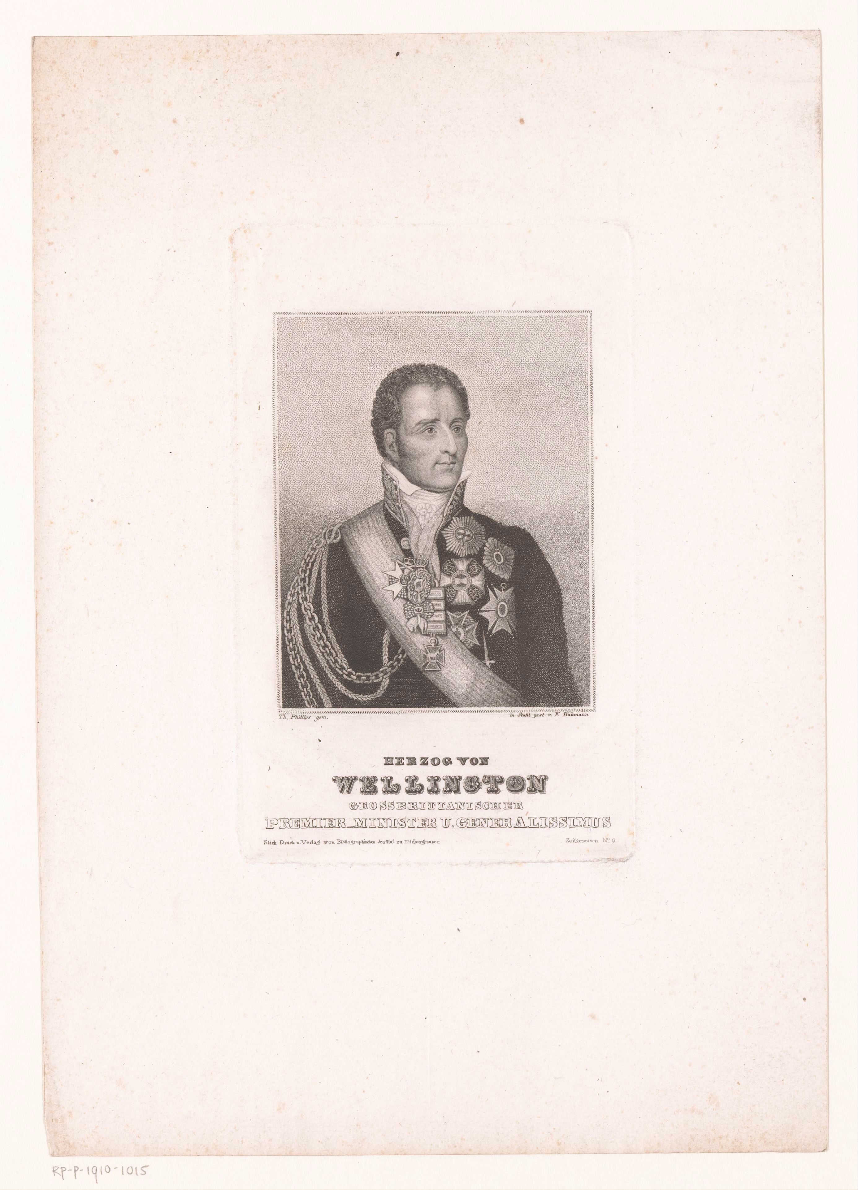 Portret van Arthur Wellesley, markies van Wellington