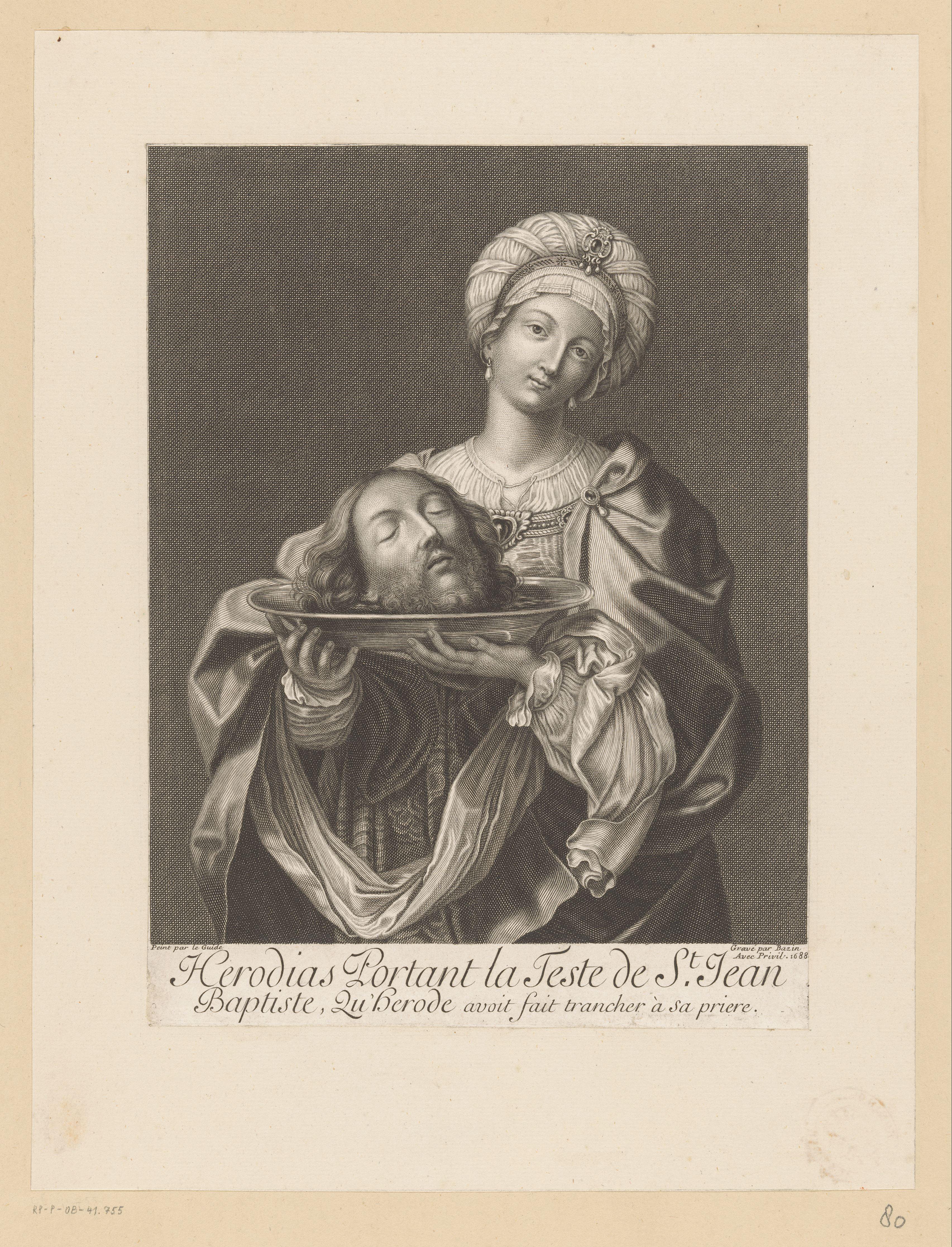 Herodias met het hoofd van Johannes de Doper
