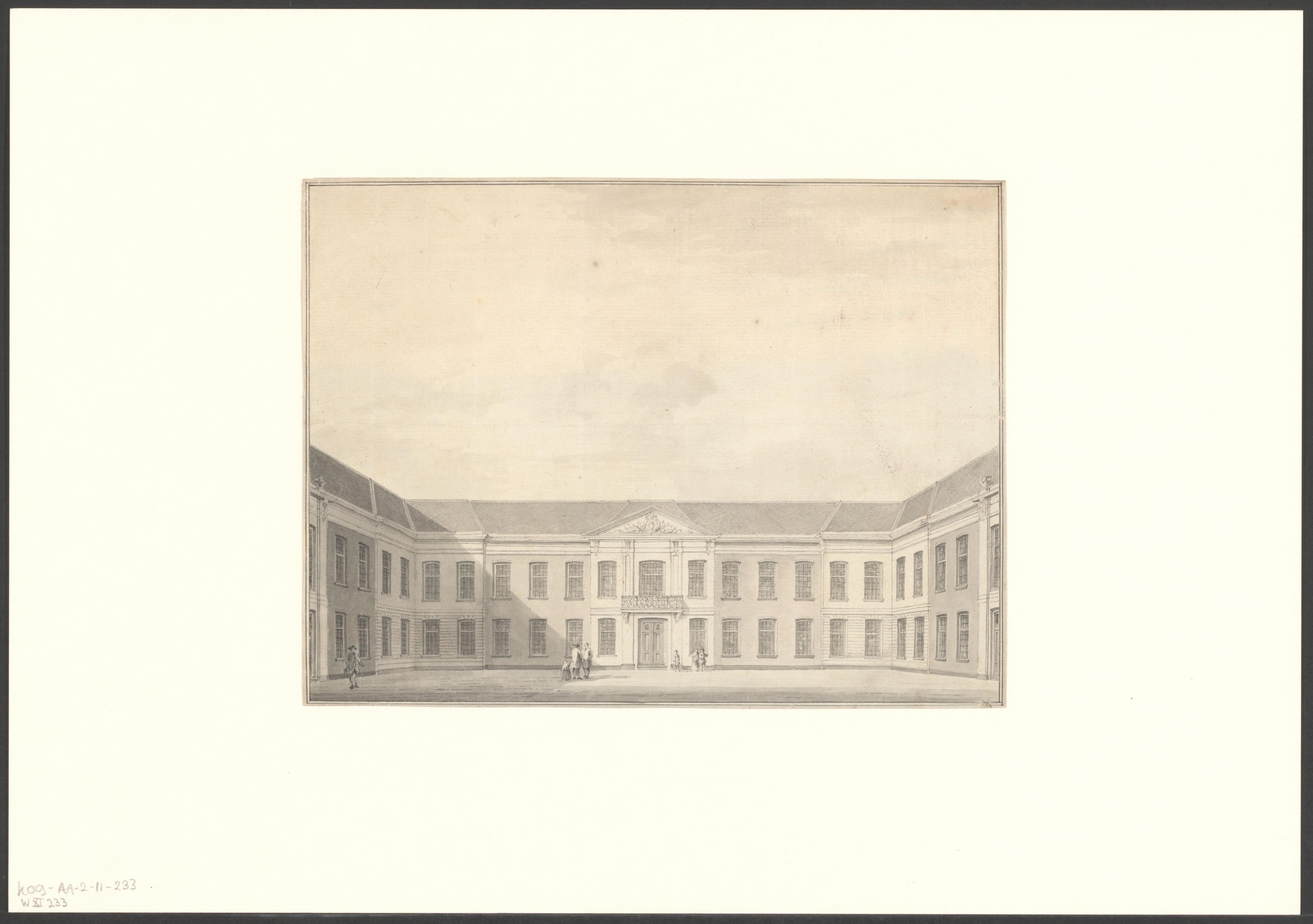 Gezicht op het Oudemannenhuis
