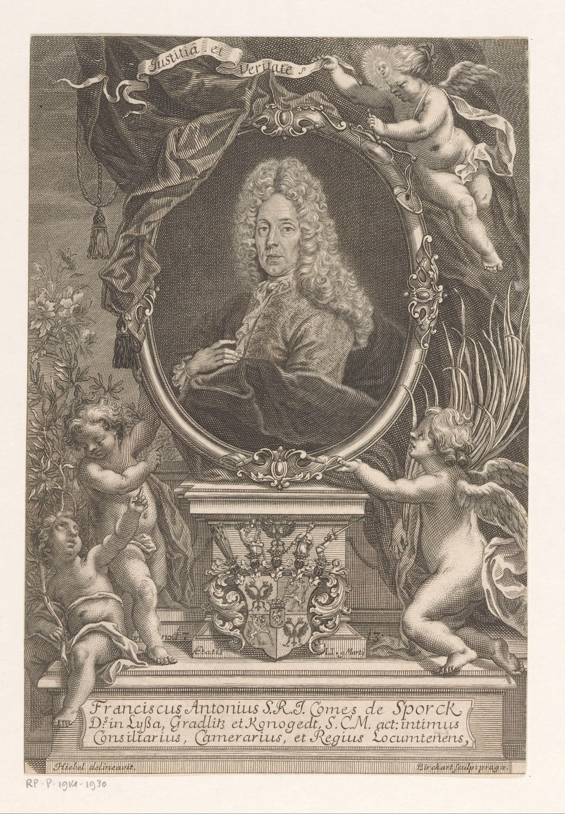 Portret van Franz Anton, Reichsgraf von Sporck