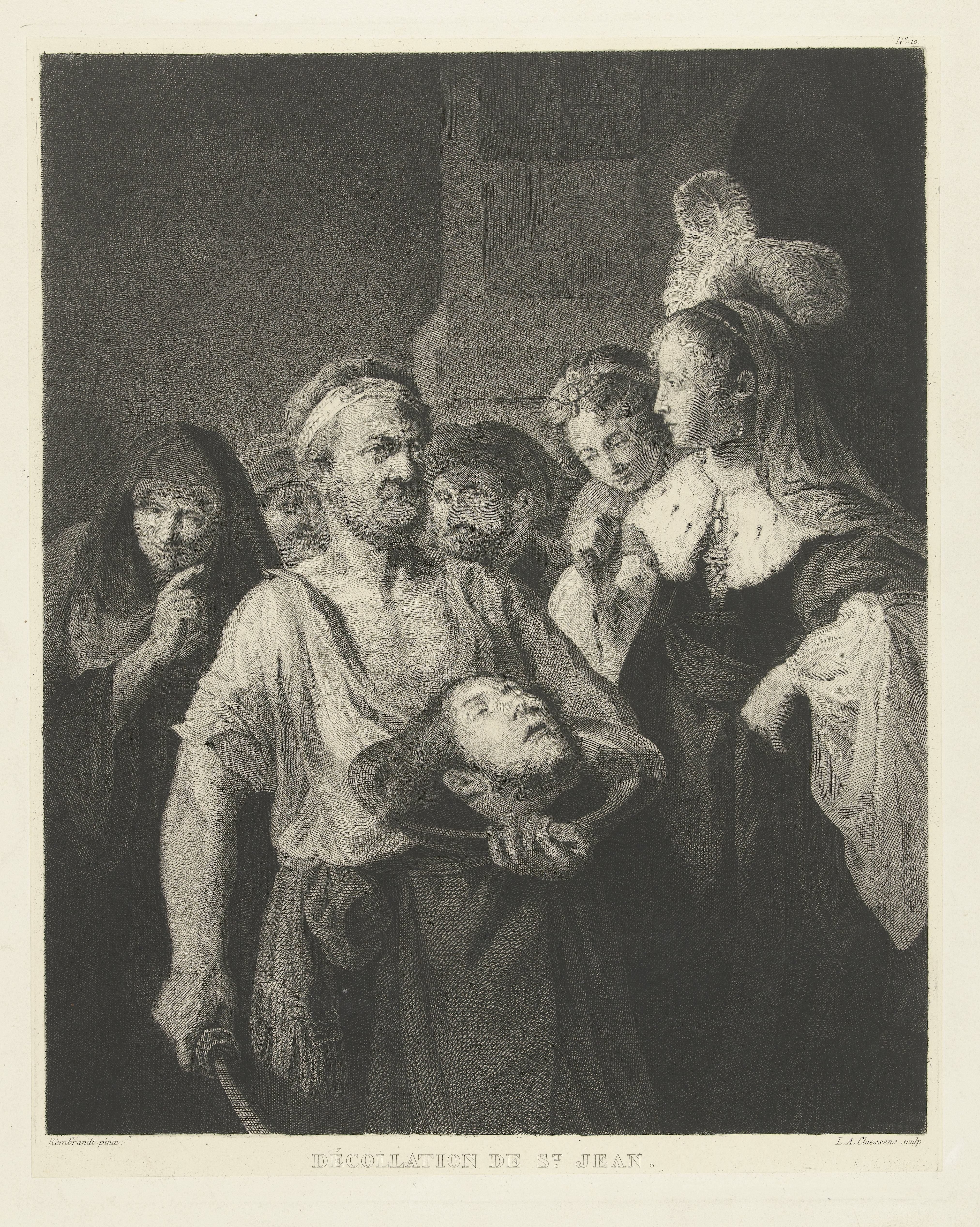 Salome ontvangt het hoofd van Johannes de Doper