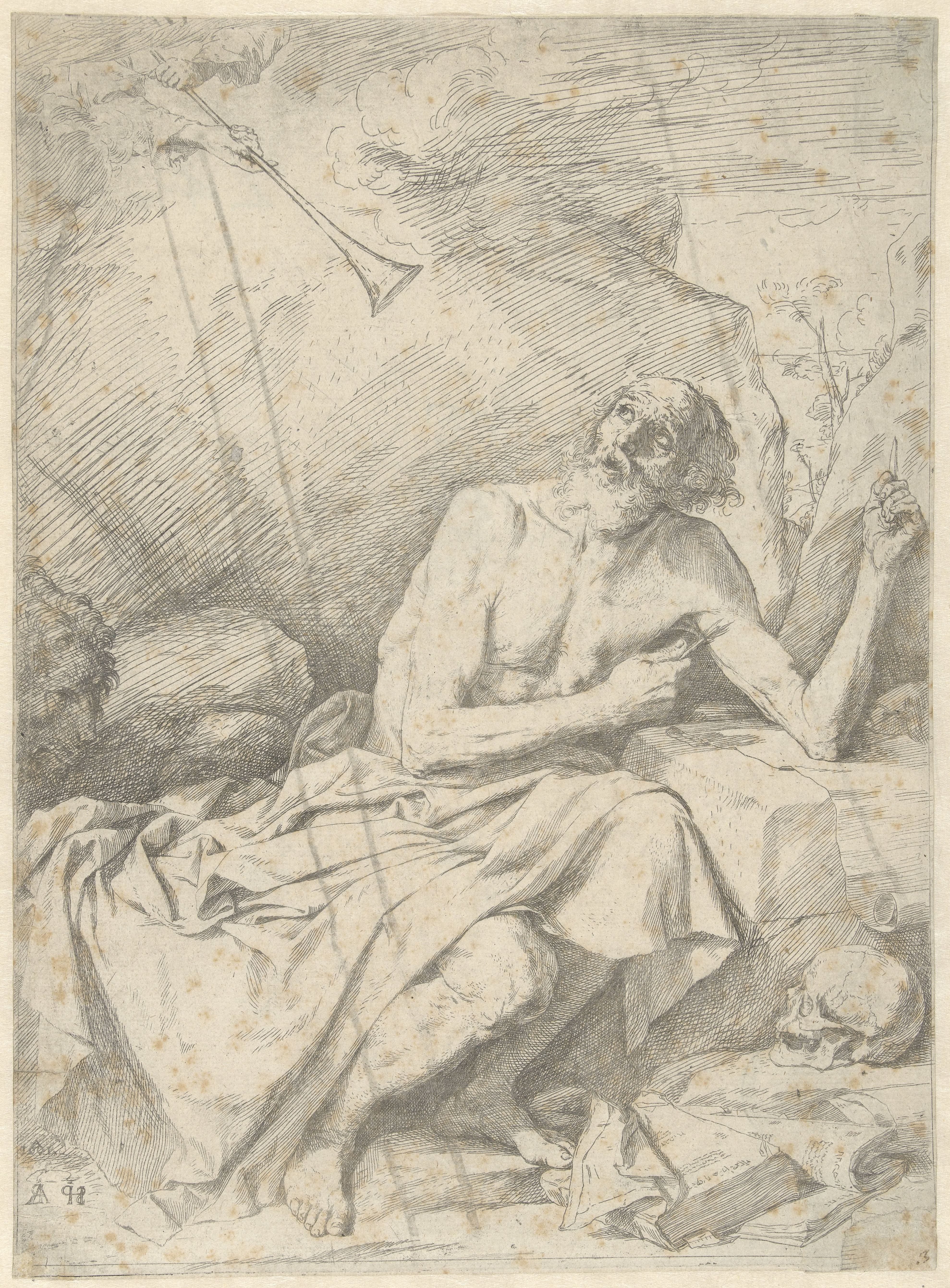 Heilige Hieronymus en de trompet