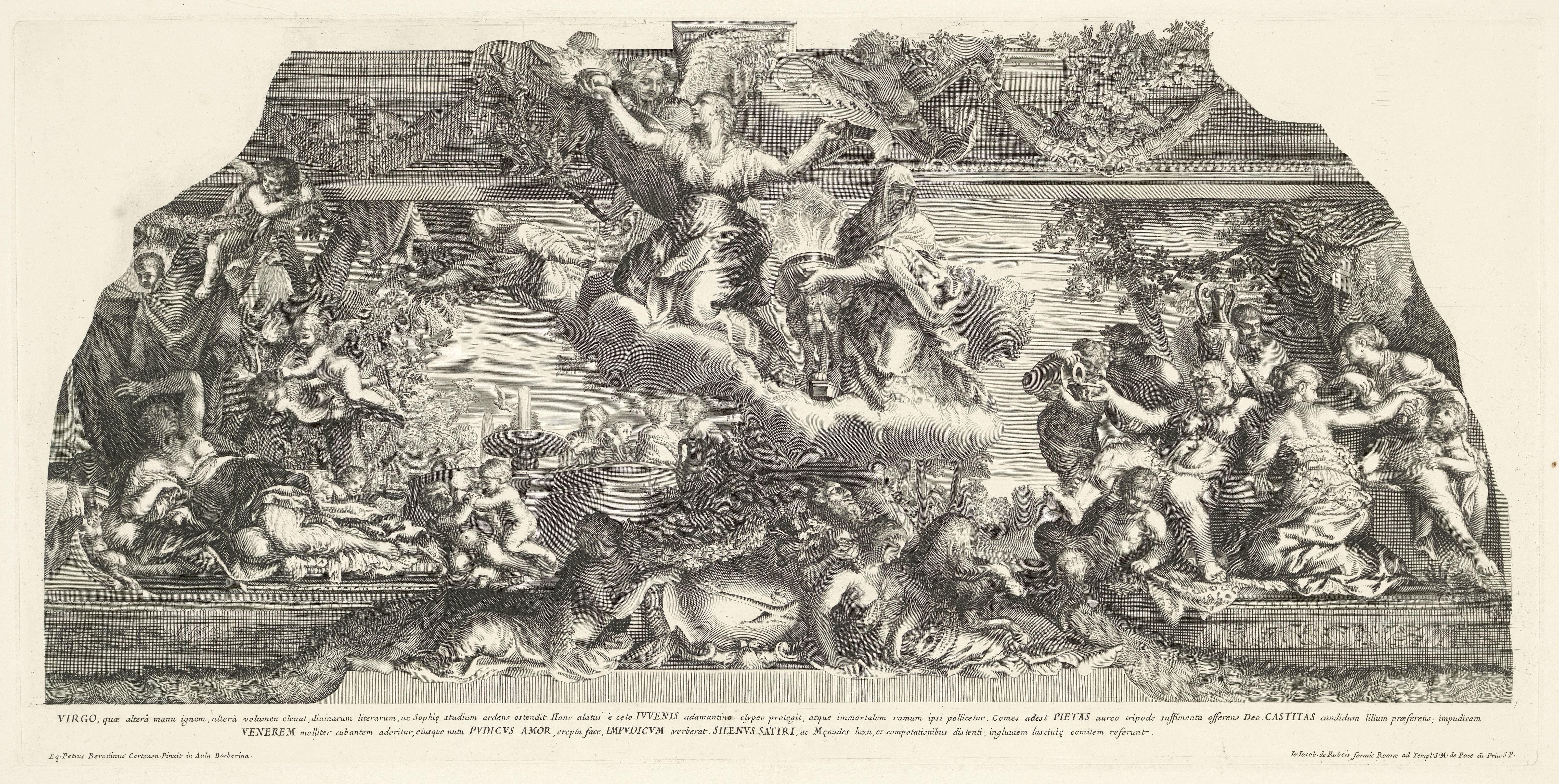 Gewelfdecoratie uit Pallazzo Barberini