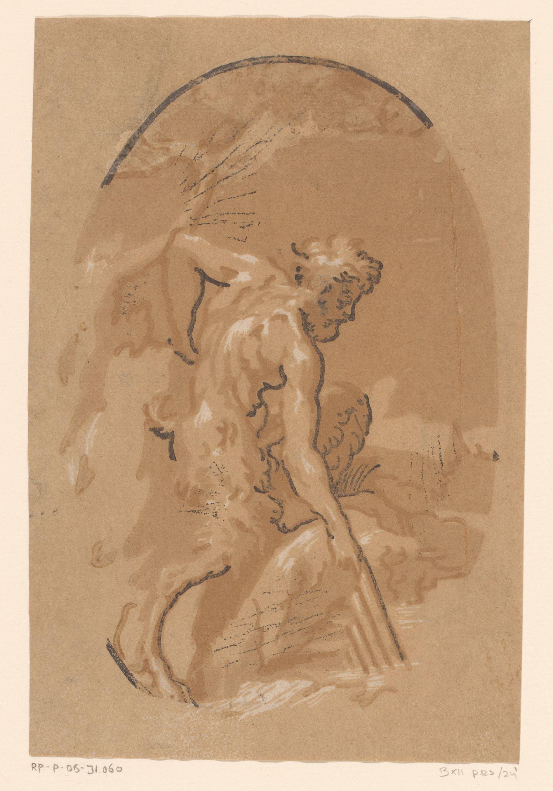 Marsyas die Minerva's panfluit vindt