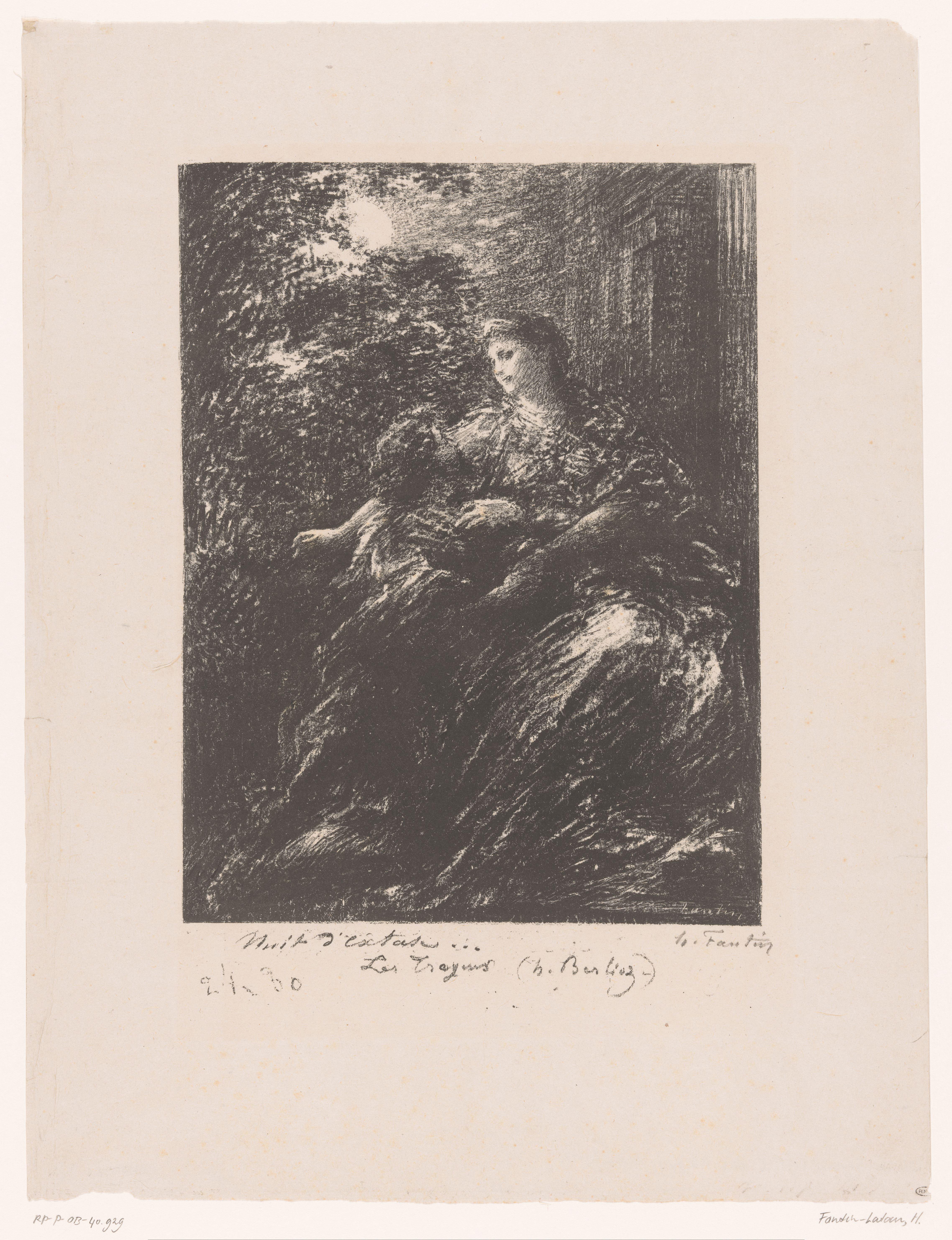 Dido en Aeneas in het maanlicht