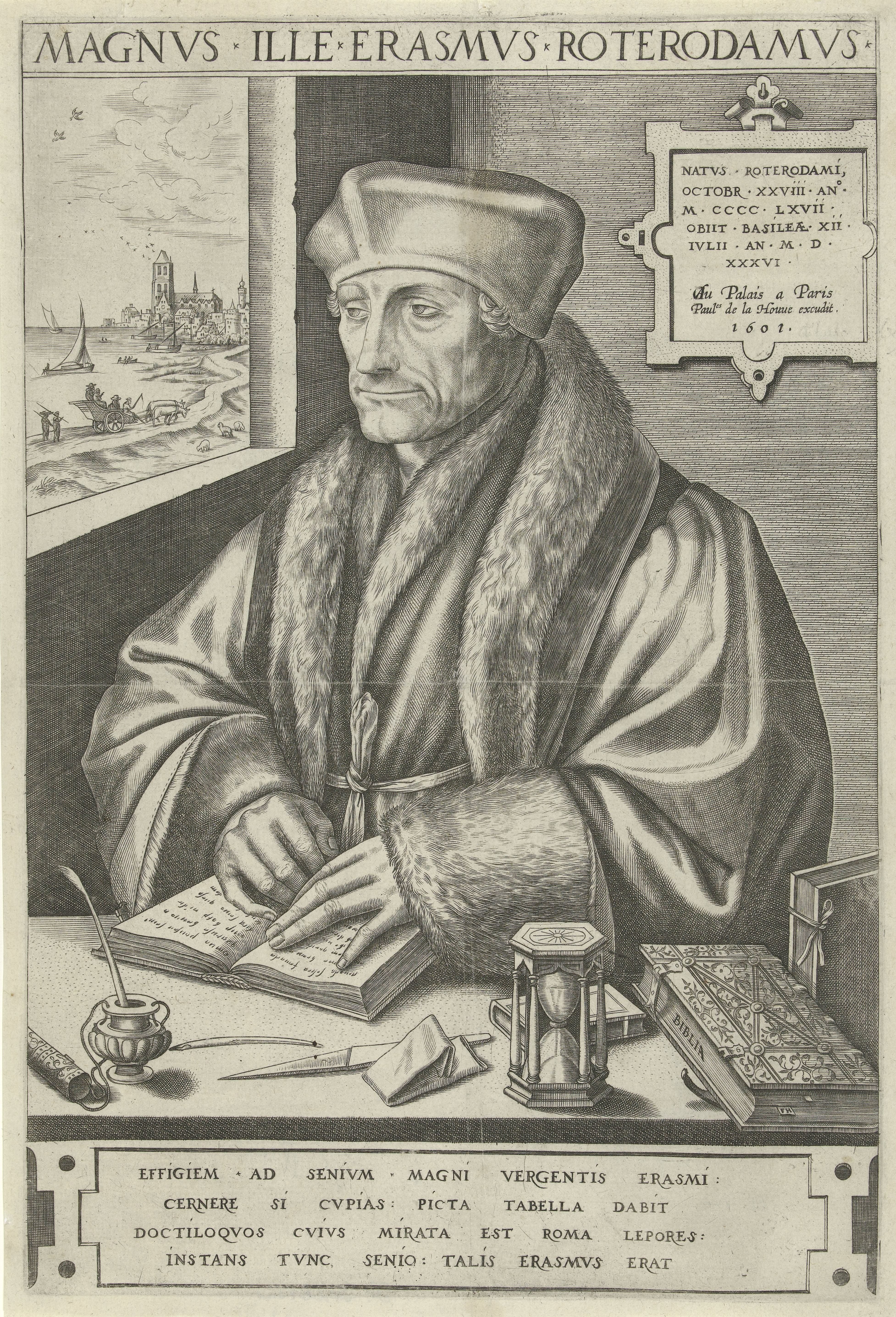 Portret van Desiderius Erasmus