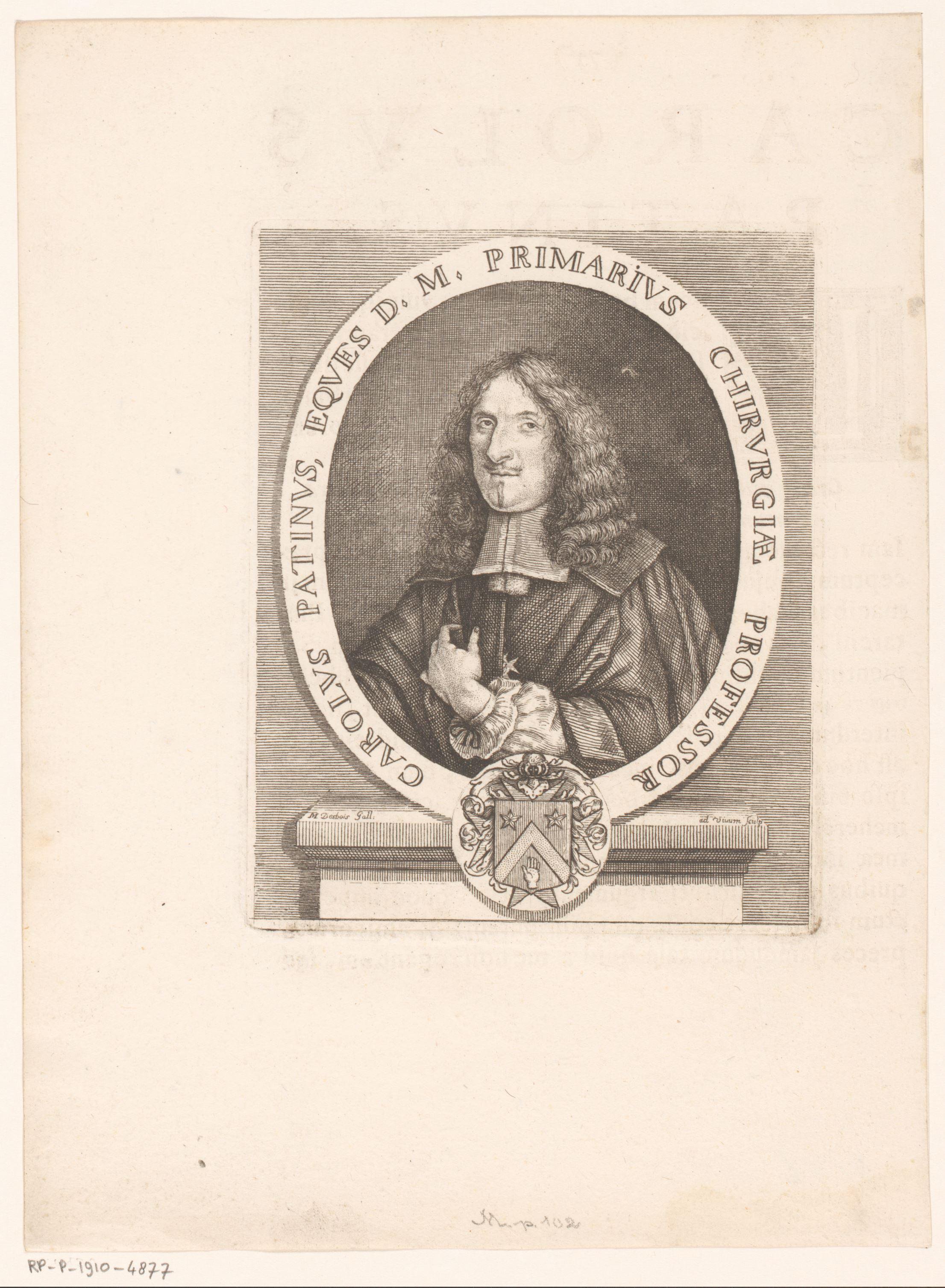 Portret van Charles Patin