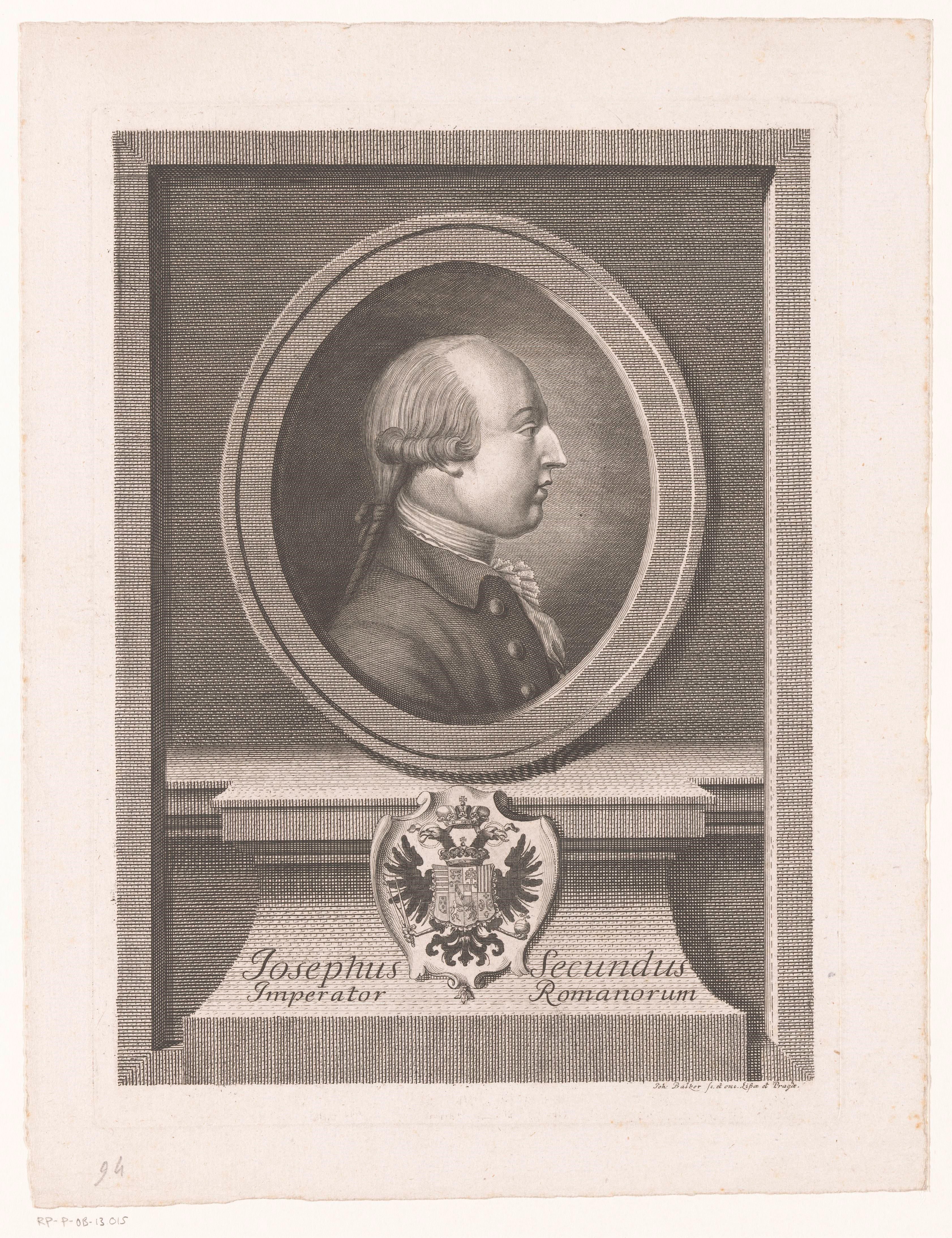 Portret van keizer Jozef II