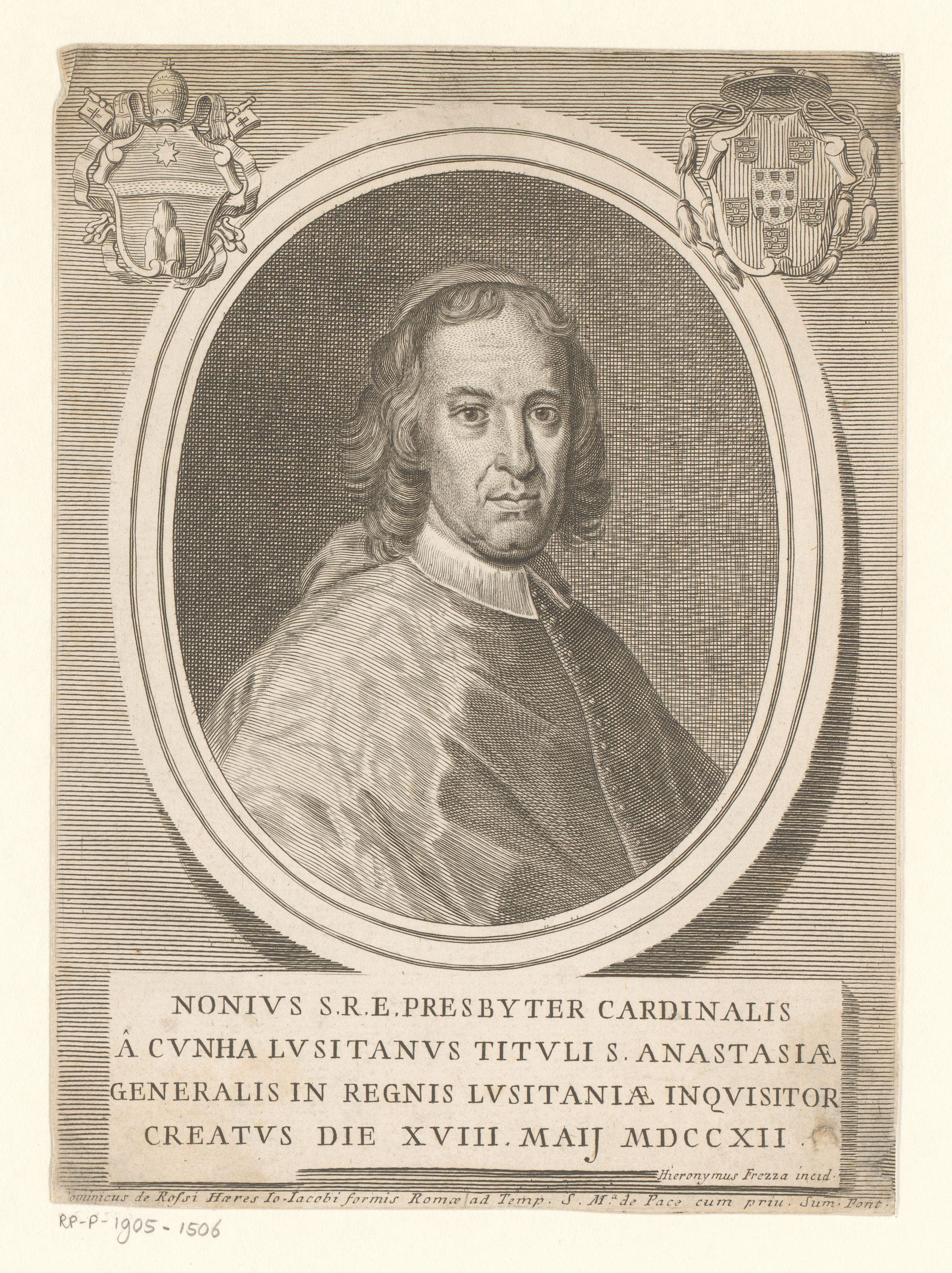 Portret van kardinaal Nuno da Cunha e Ataíde