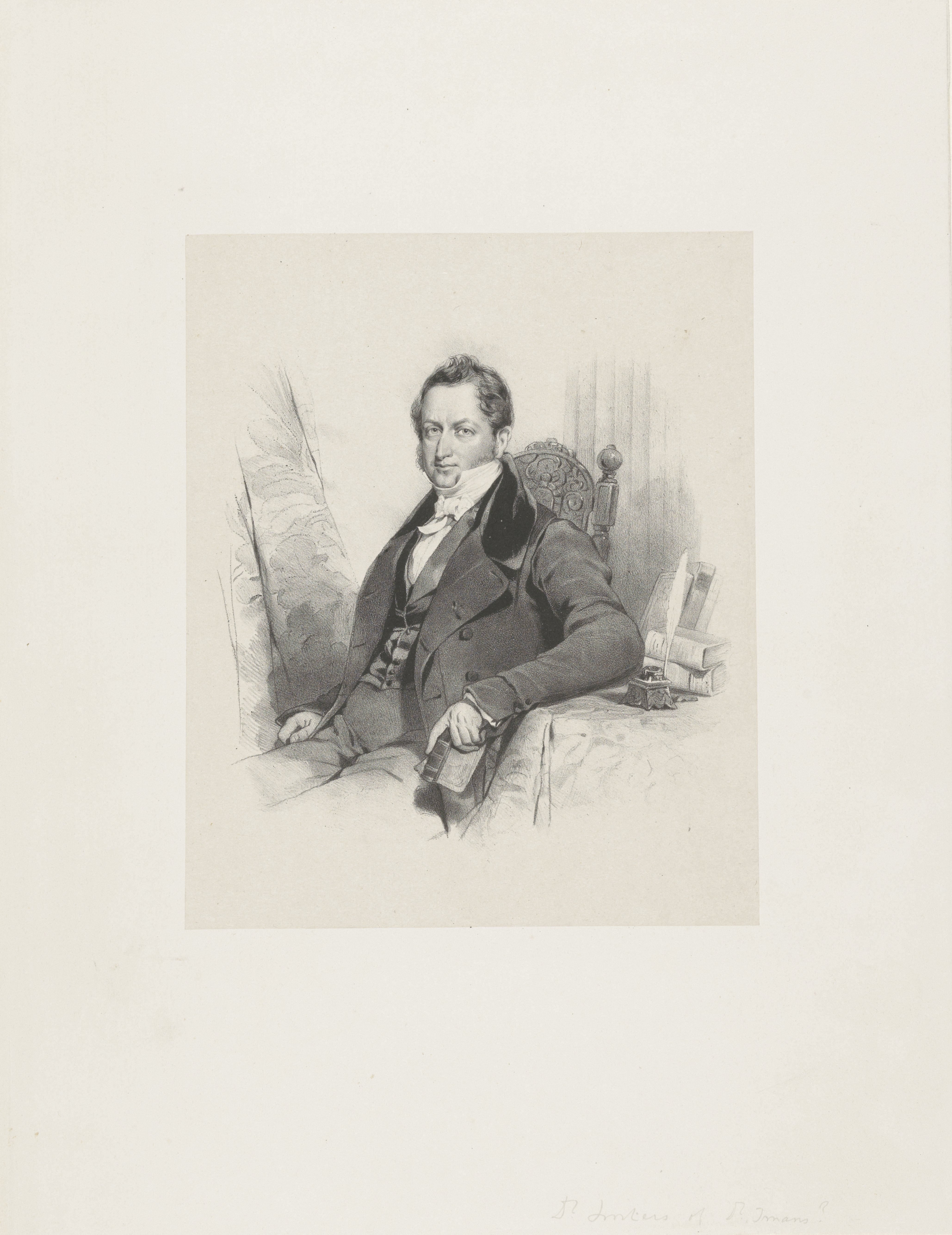 Portret van de heer Imans