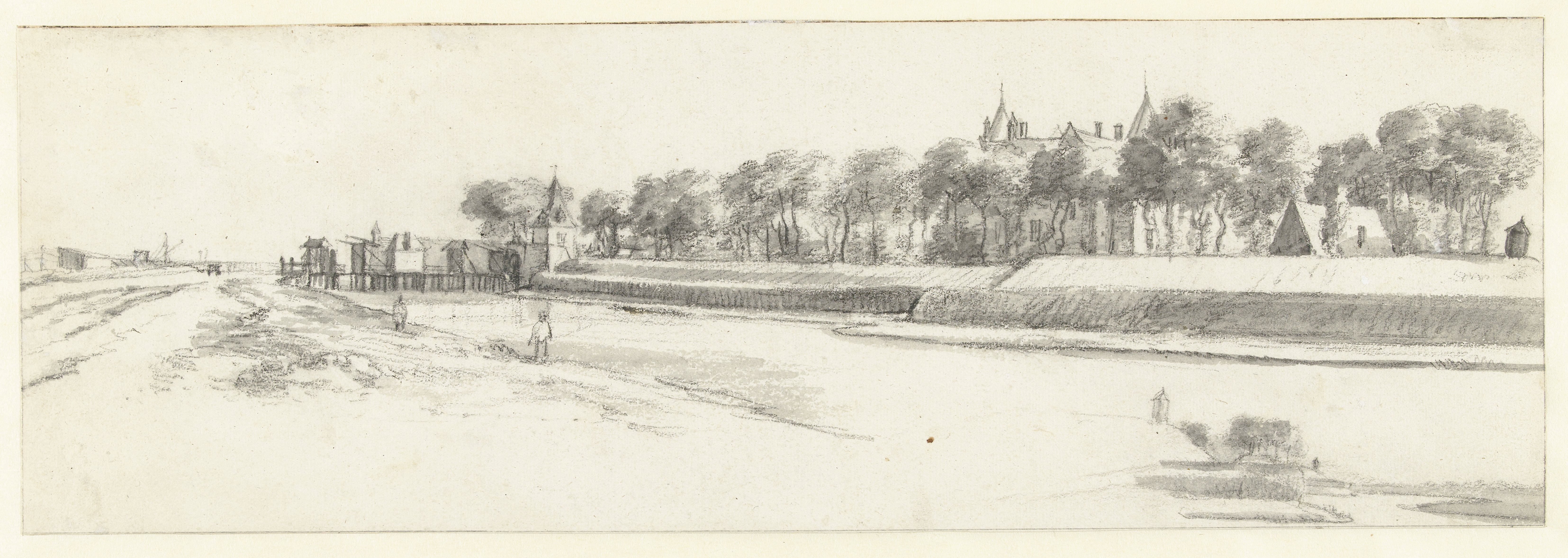 Twee gezichten op het kasteel Loevestein