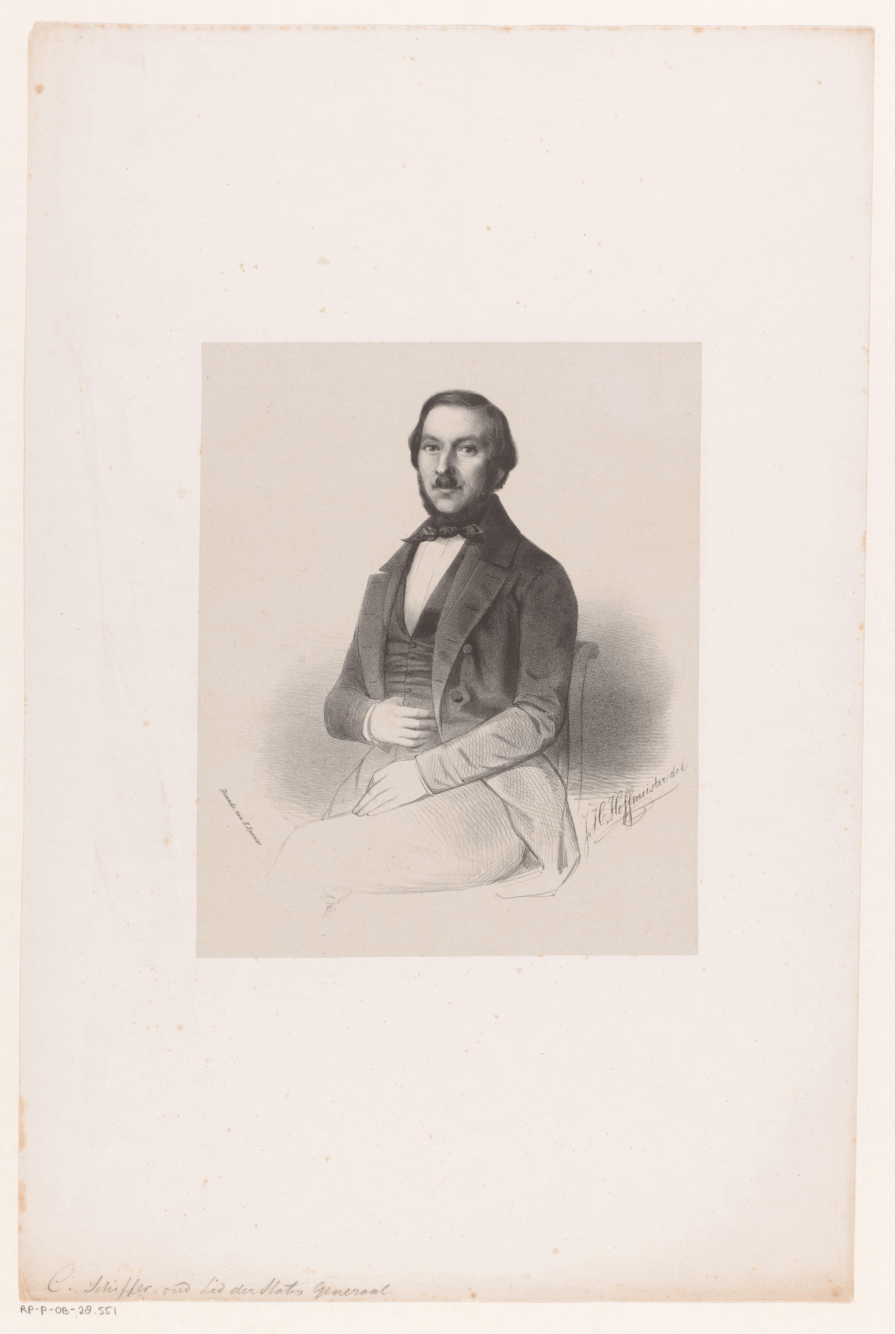 Portret van Cornelis Schiffer