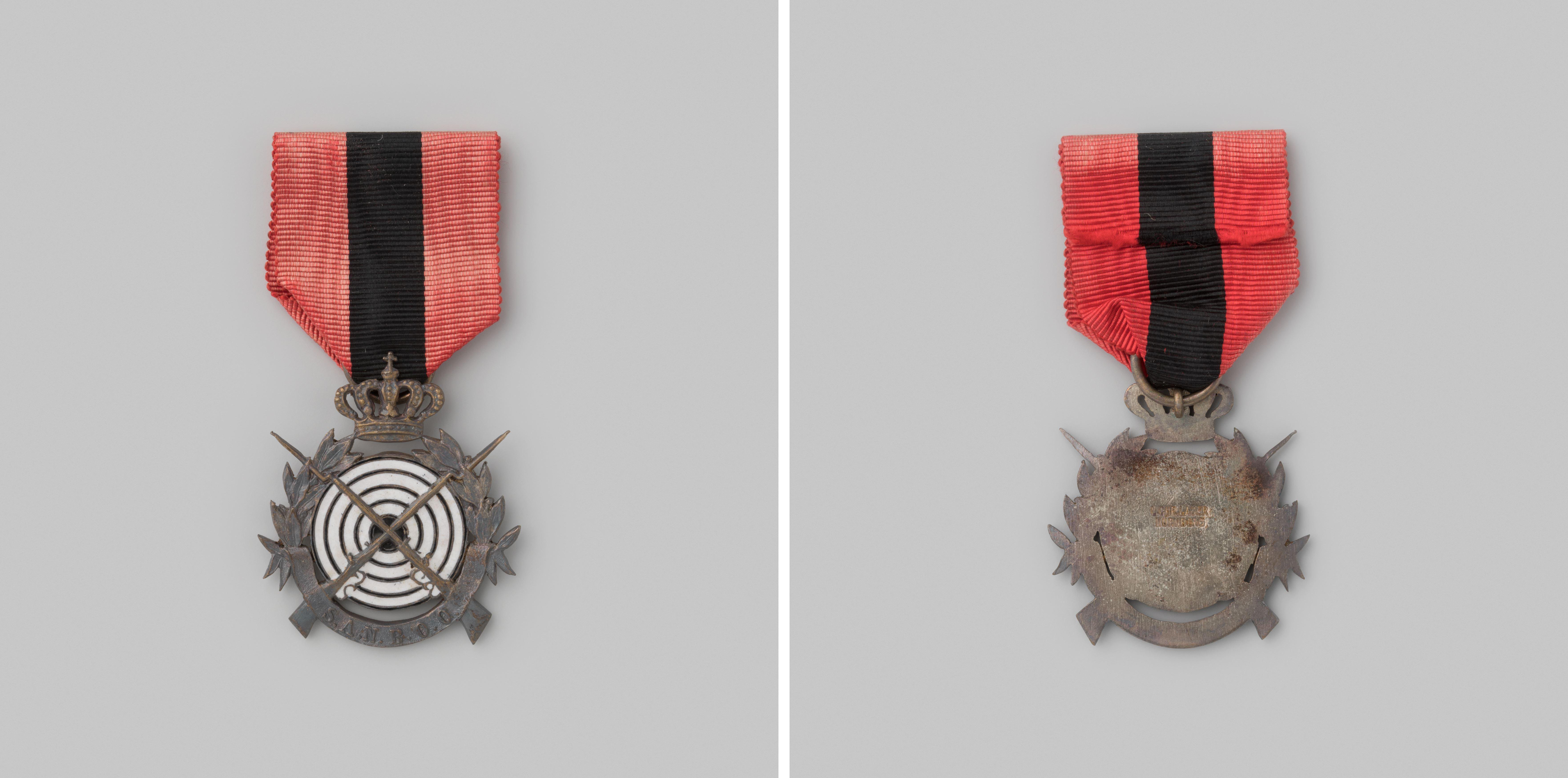 Draagteken van de schietvereniging S.A.N.B.O.O.