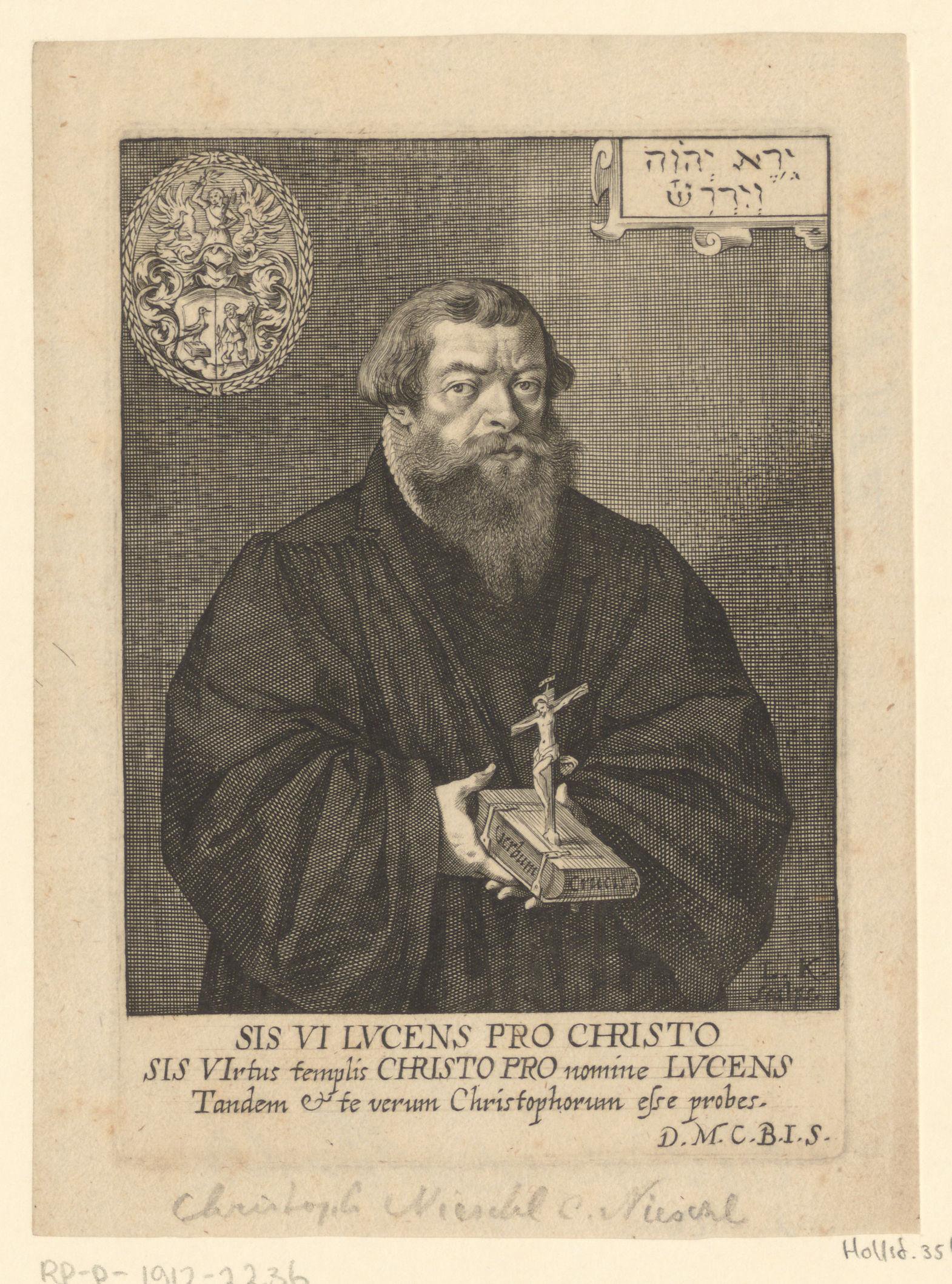 Portret van Christoph Nieschl