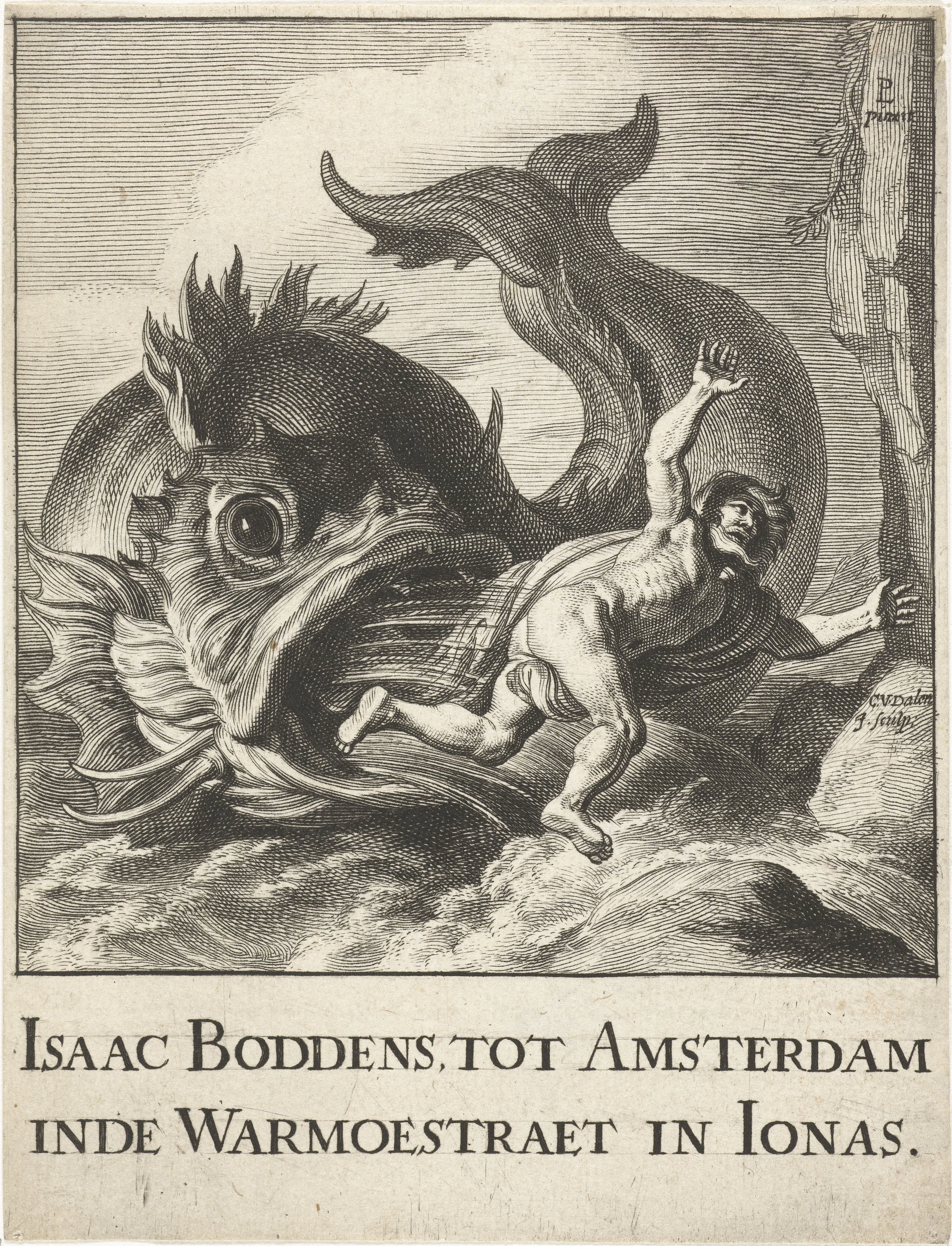 Jonas uitgespuwd door de walvis