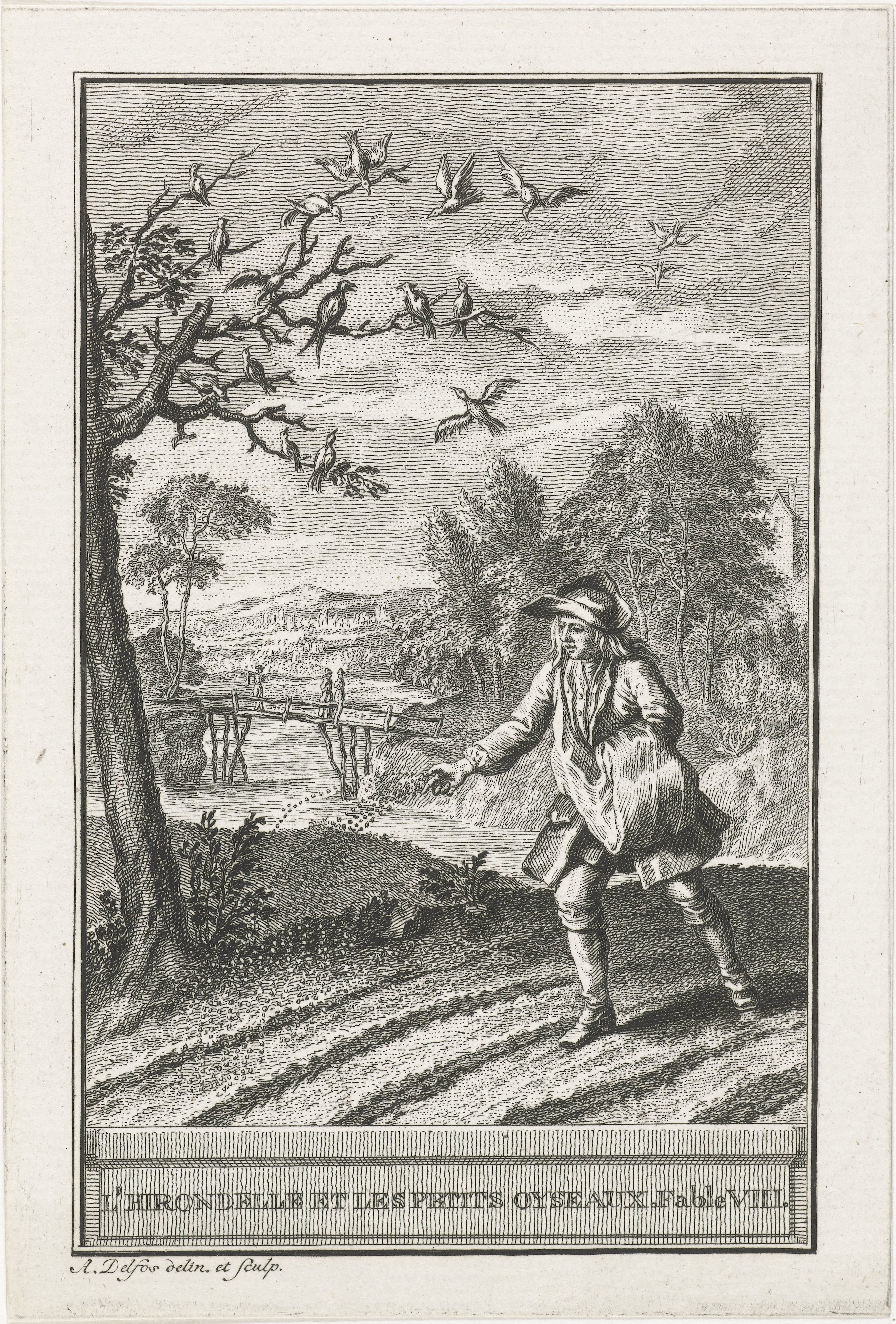 De zwaluw en de vogeltjes