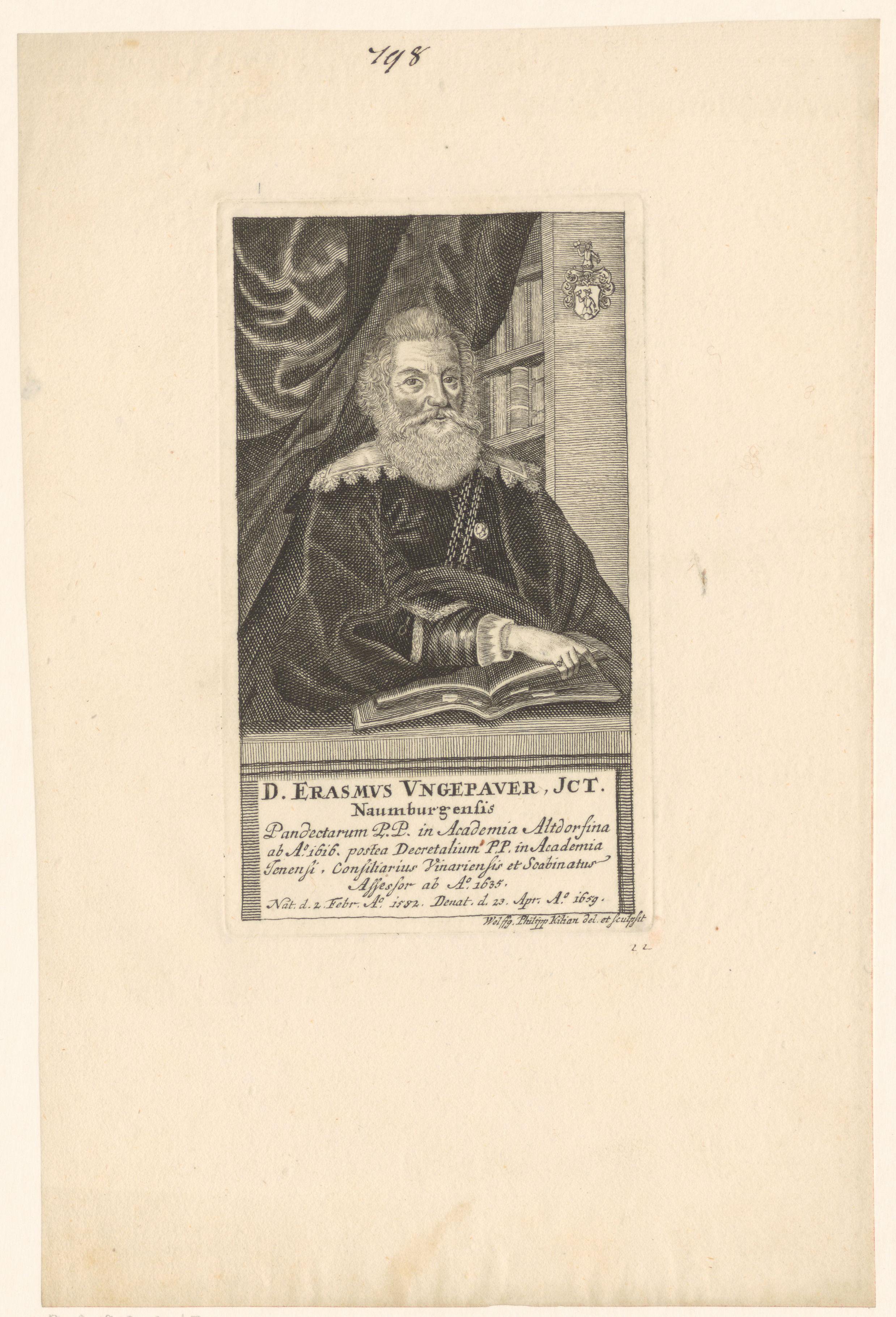 Portret van Erasmus Ungepauer