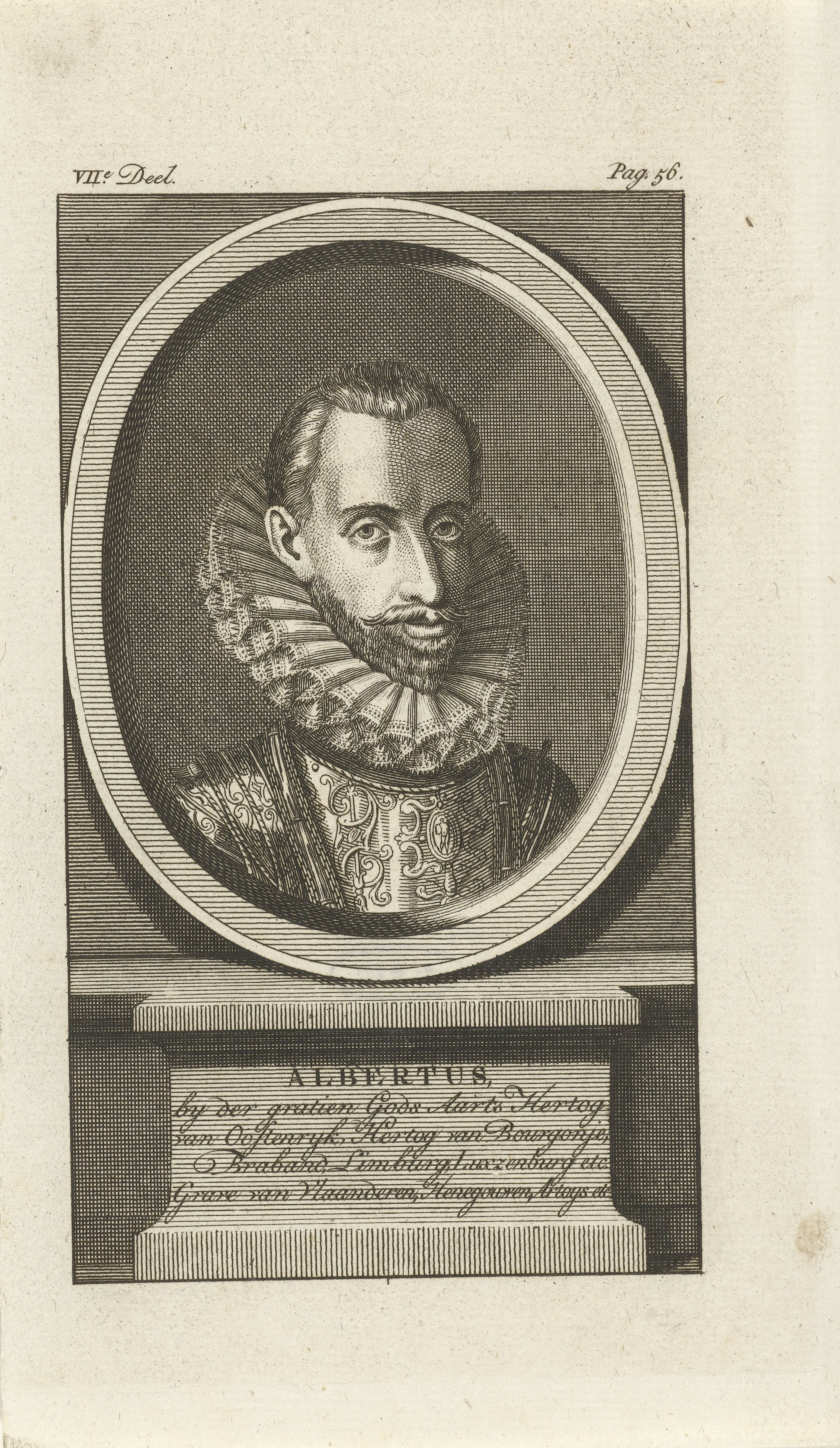 Portret van Albrecht, aartshertog van Oostenrijk