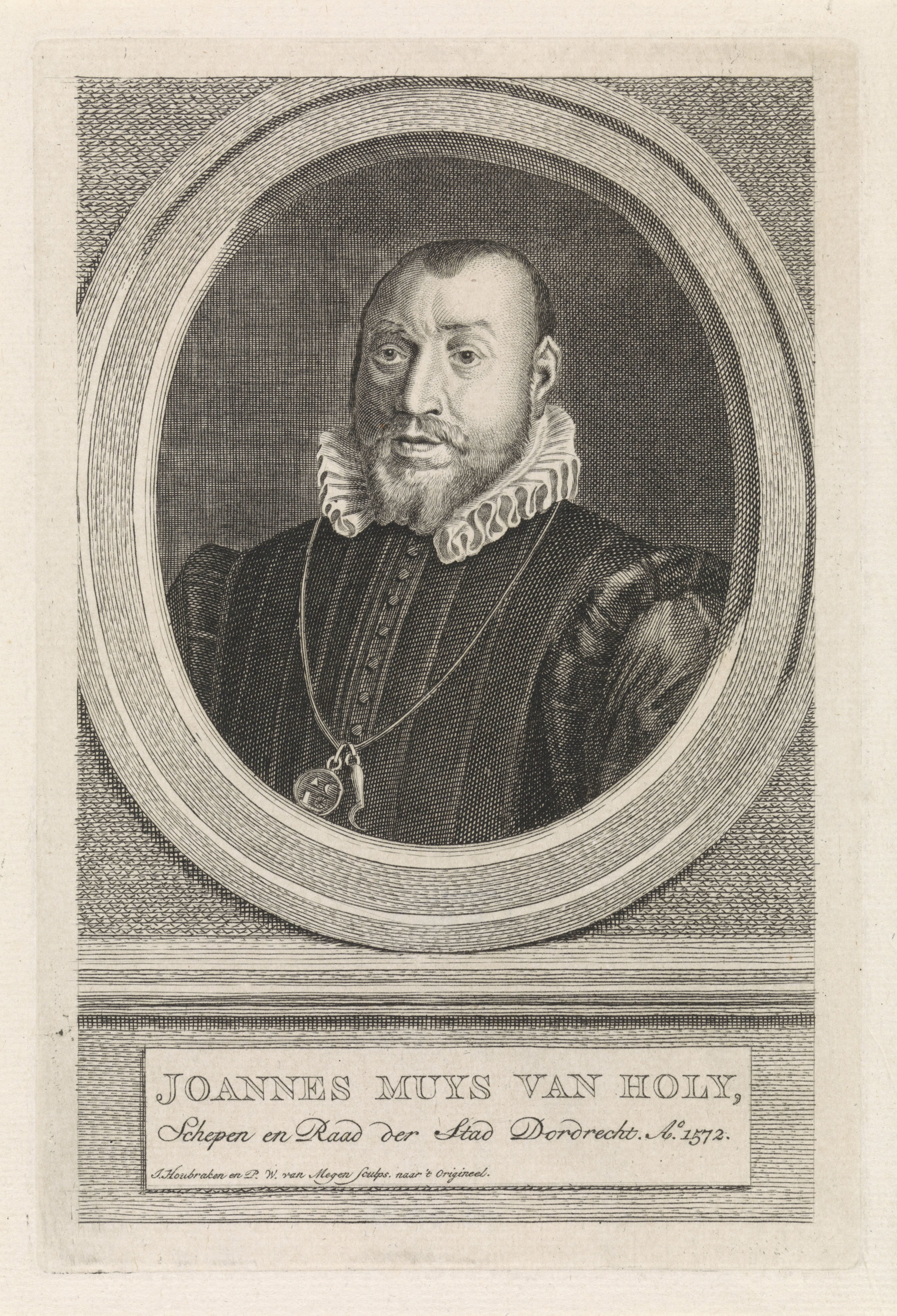 Portret van Jacob Muys van Holy
