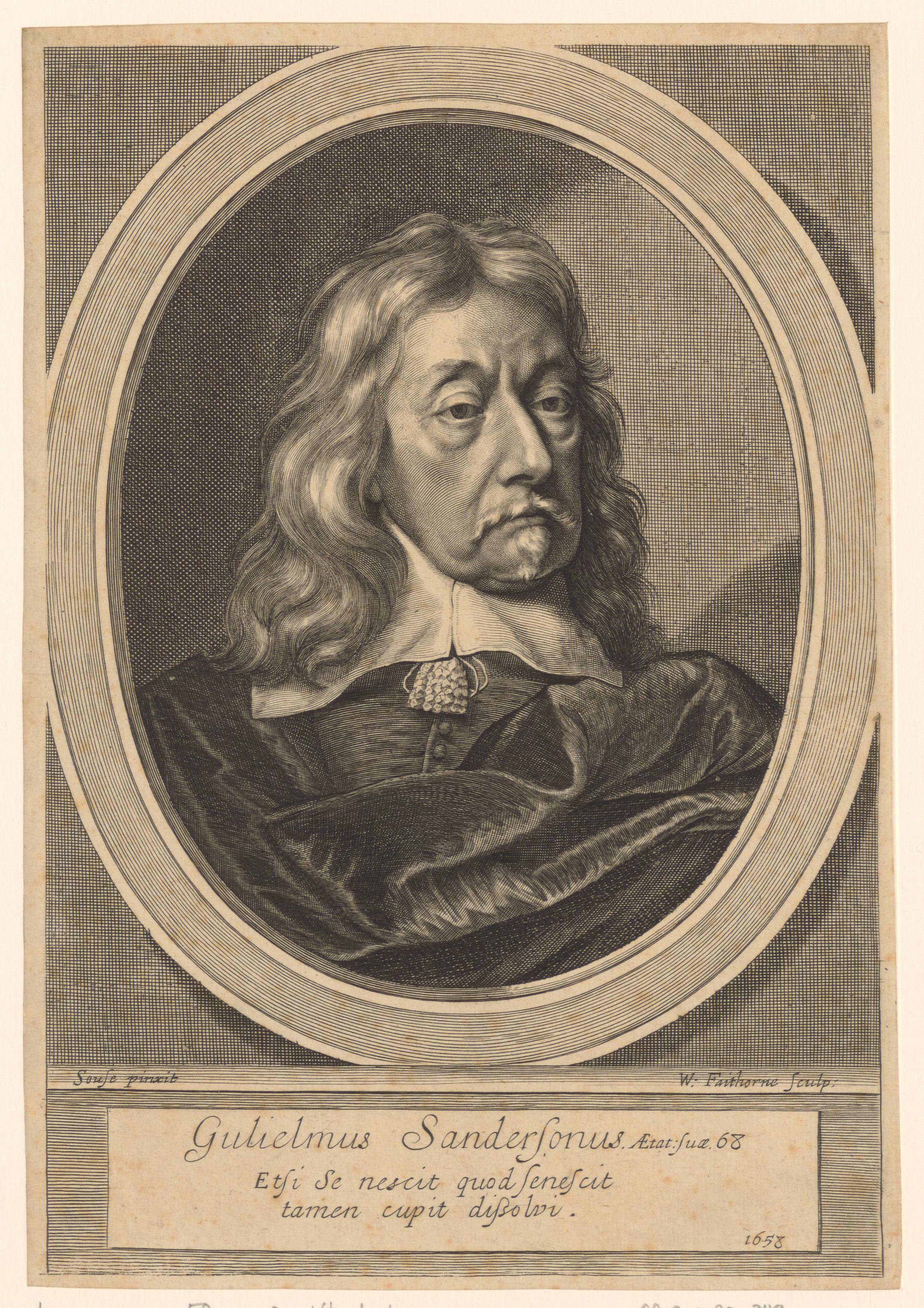 Portret van William Sanderson