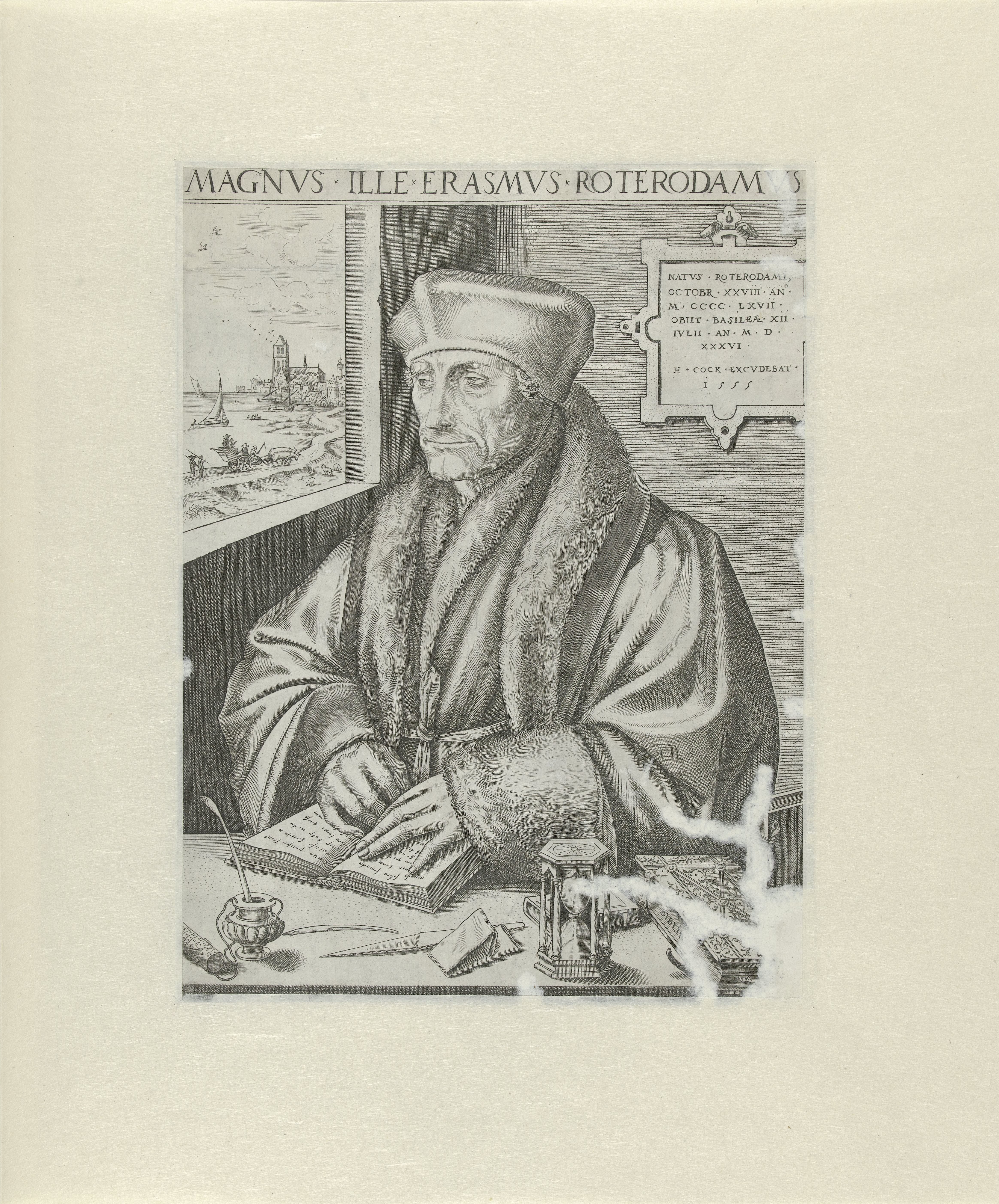 Portret van Desiderius Erasmus