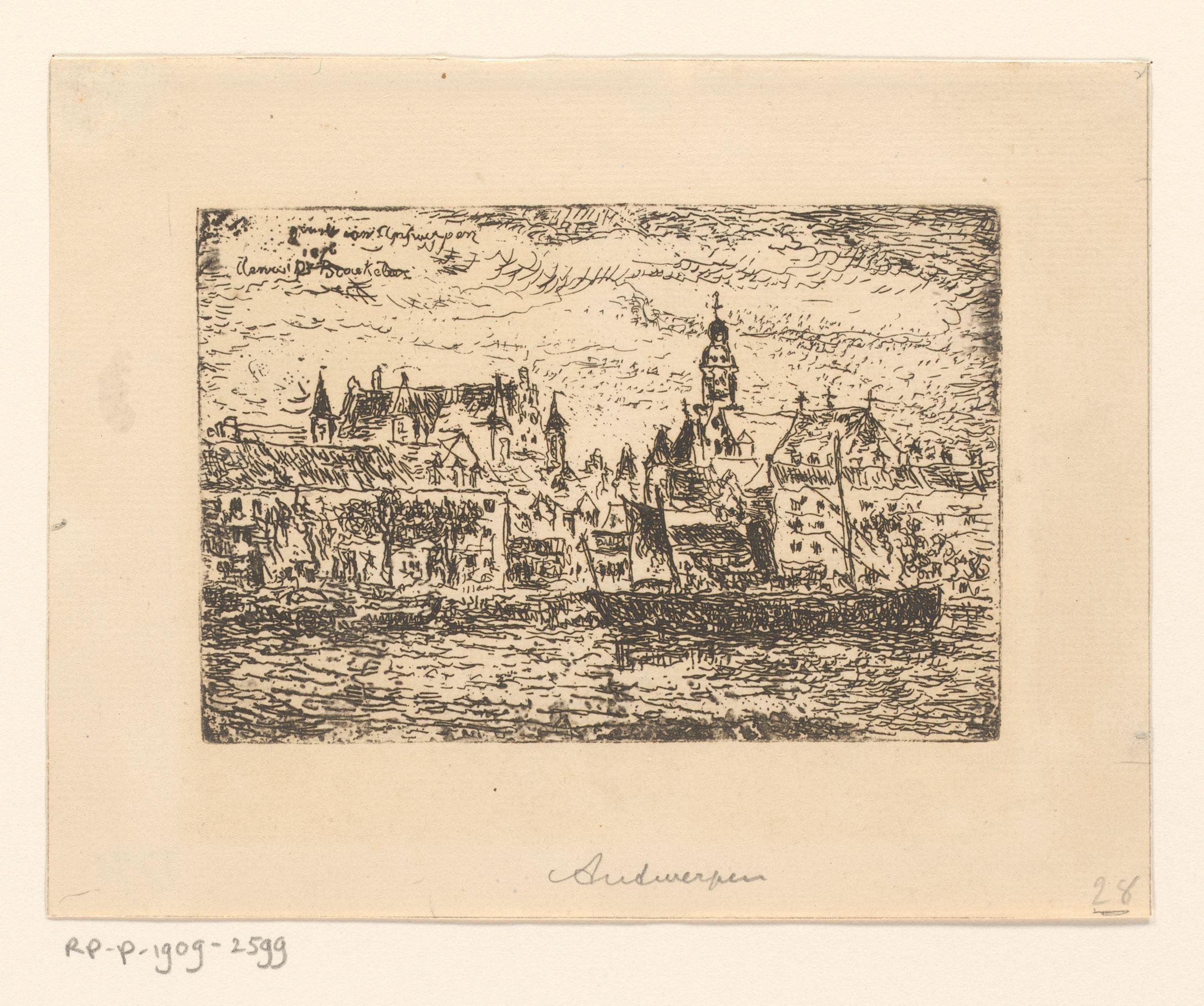 Gezicht op Antwerpen