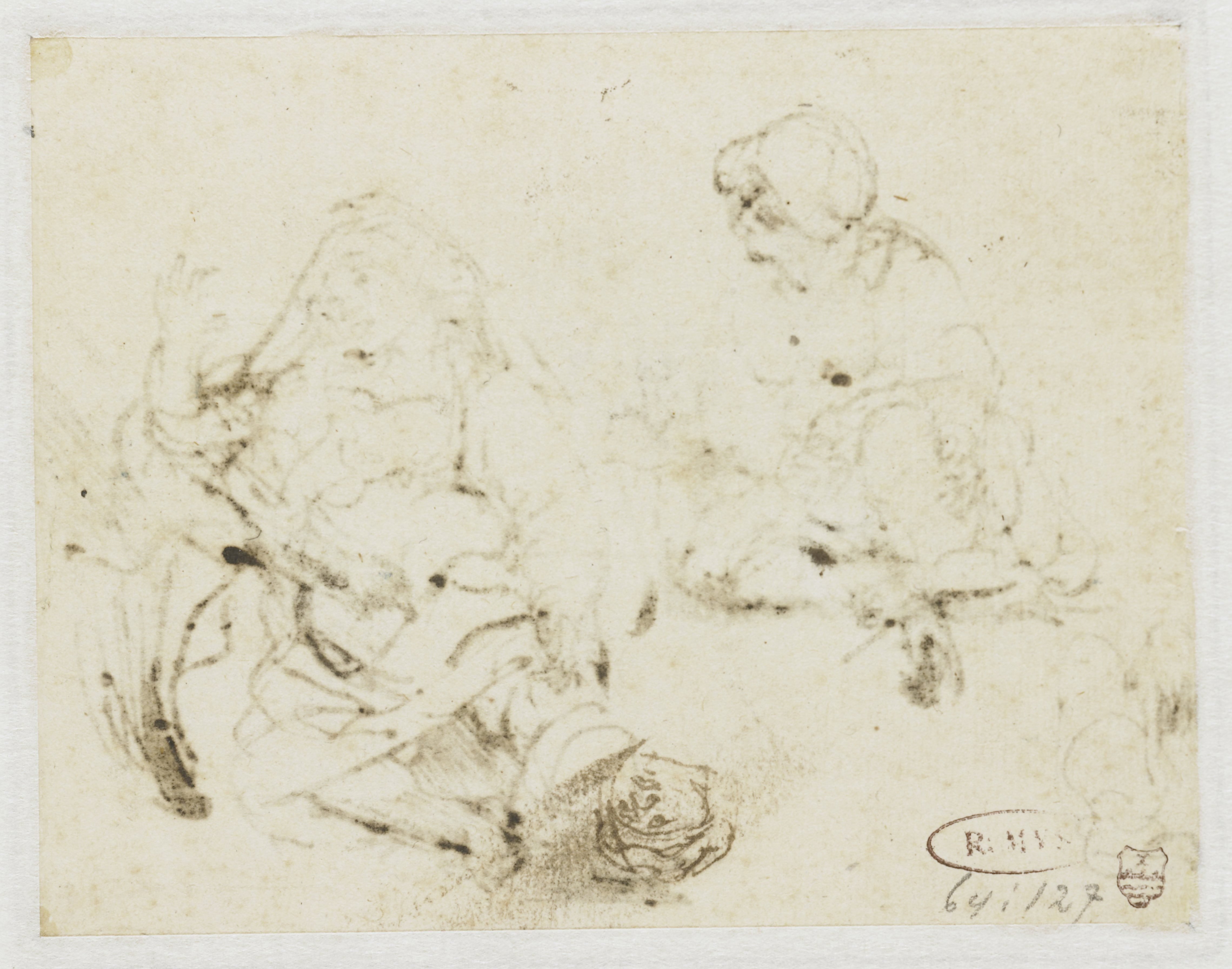 Small Study of the Head of the Sick Woman