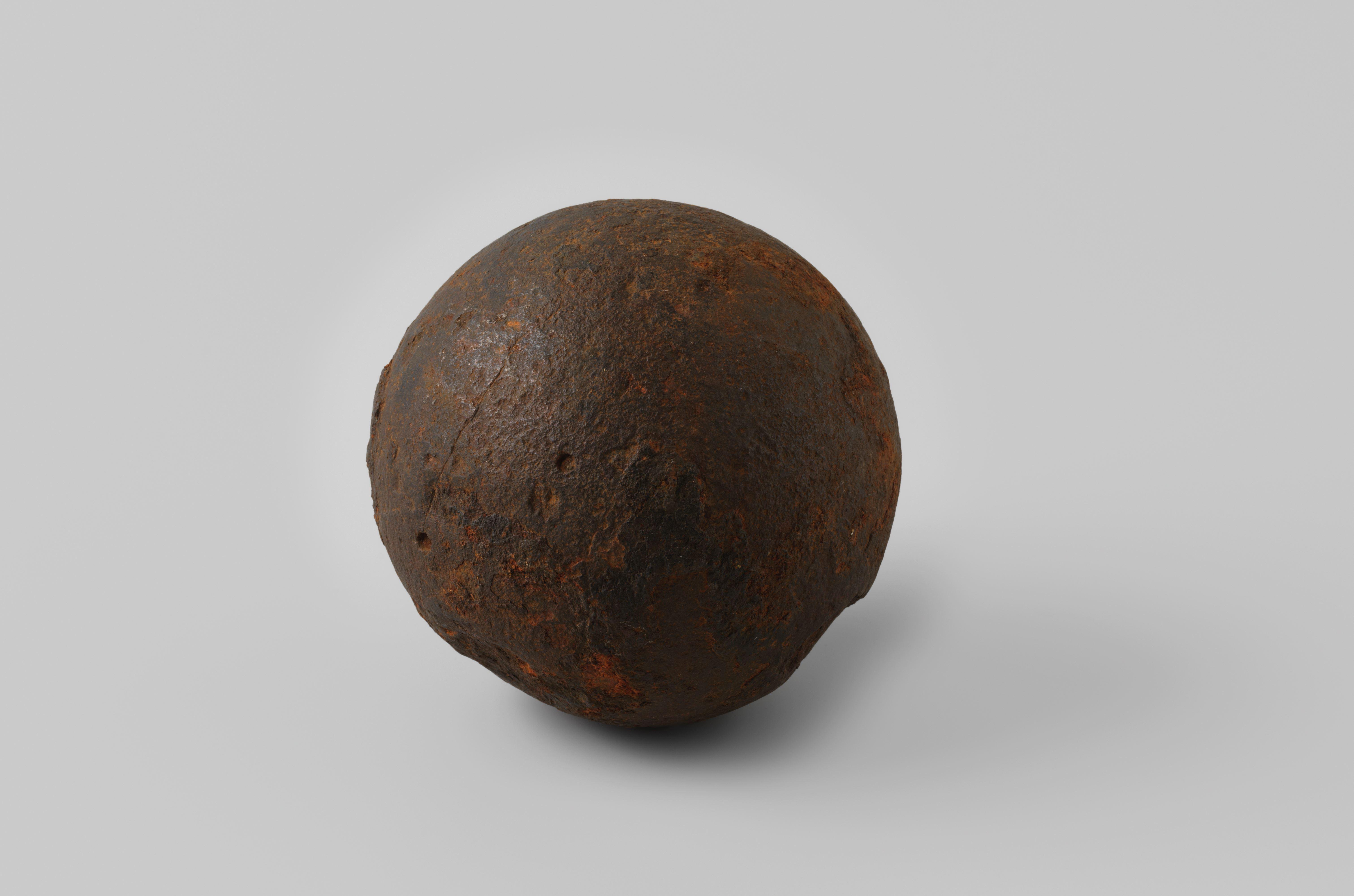 Cannonball from the wreck of the Dutch East Indiaman 't Vliegend Hart