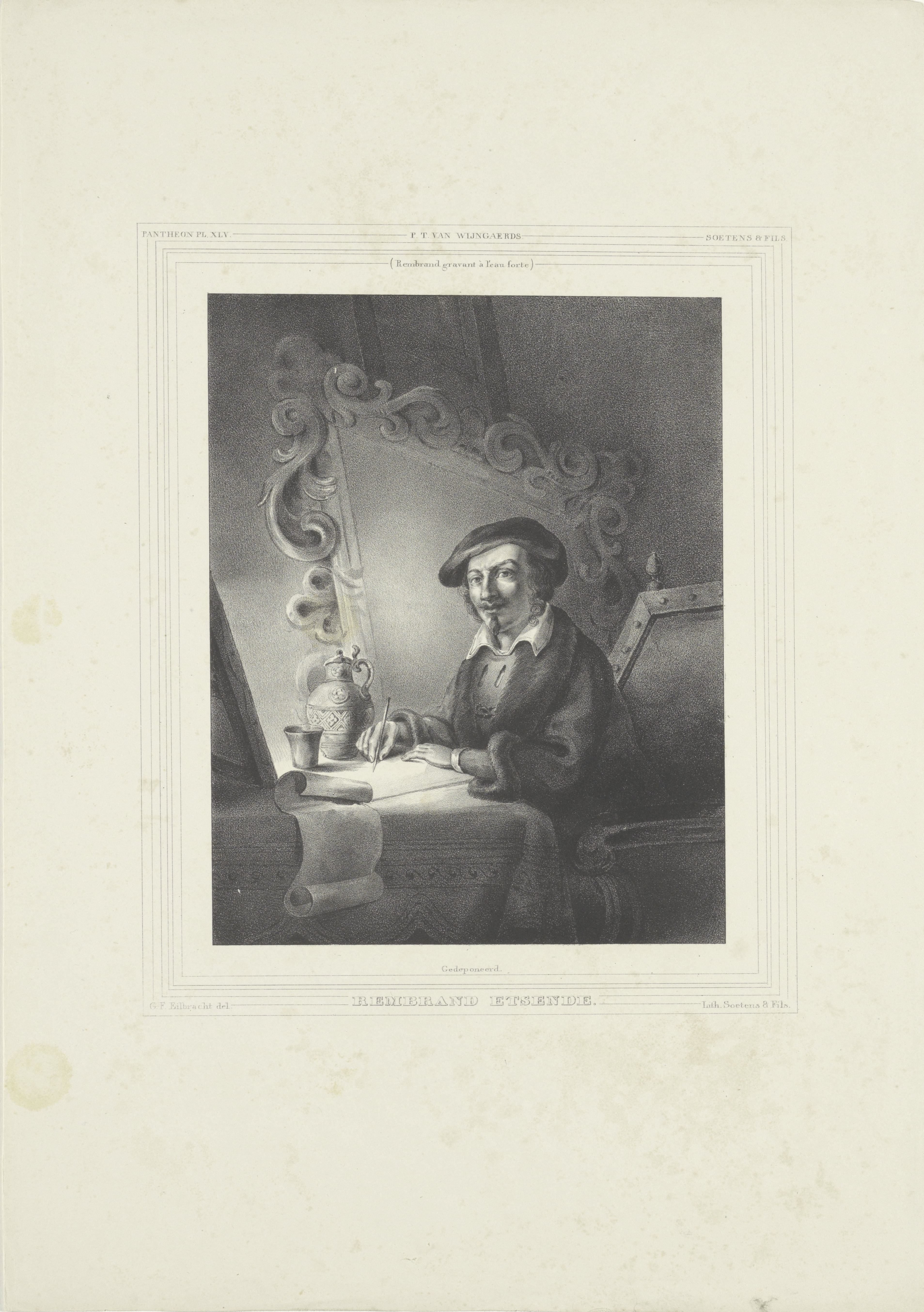 Rembrandt etsende